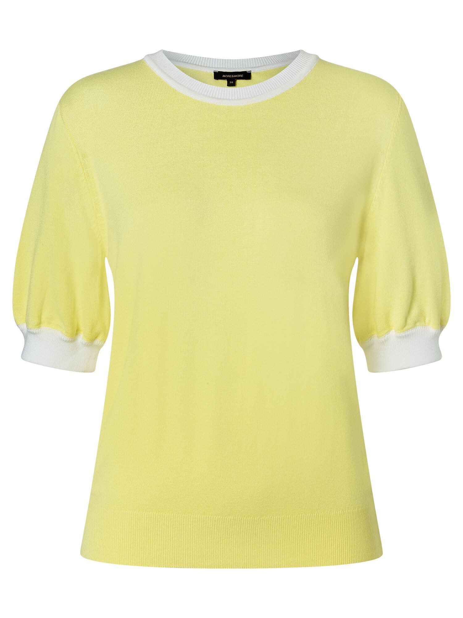 Kurzarm-Pullover, tender yellow, Frühjahrs-Kollektion günstig online kaufen
