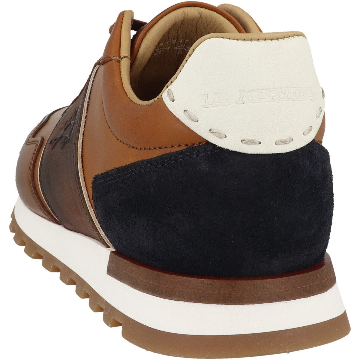 La Martina LFM261 Herren Sneaker Turnschuhe, Sportschuhe, Freizeitschuhe, Halbschuhe, Schnürschuhe