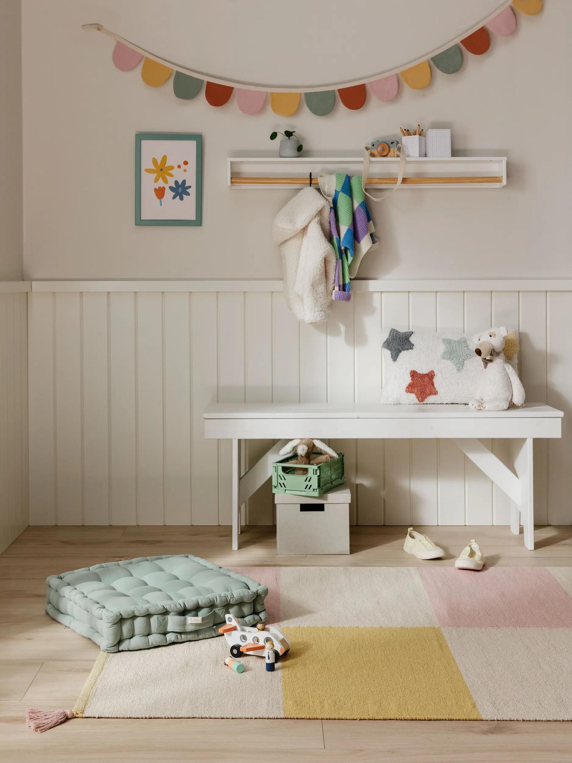 benuta Kinderteppich Anton, rechteckig, Höhe: 5 mm, Kunstfaser, Berber, Eth günstig online kaufen