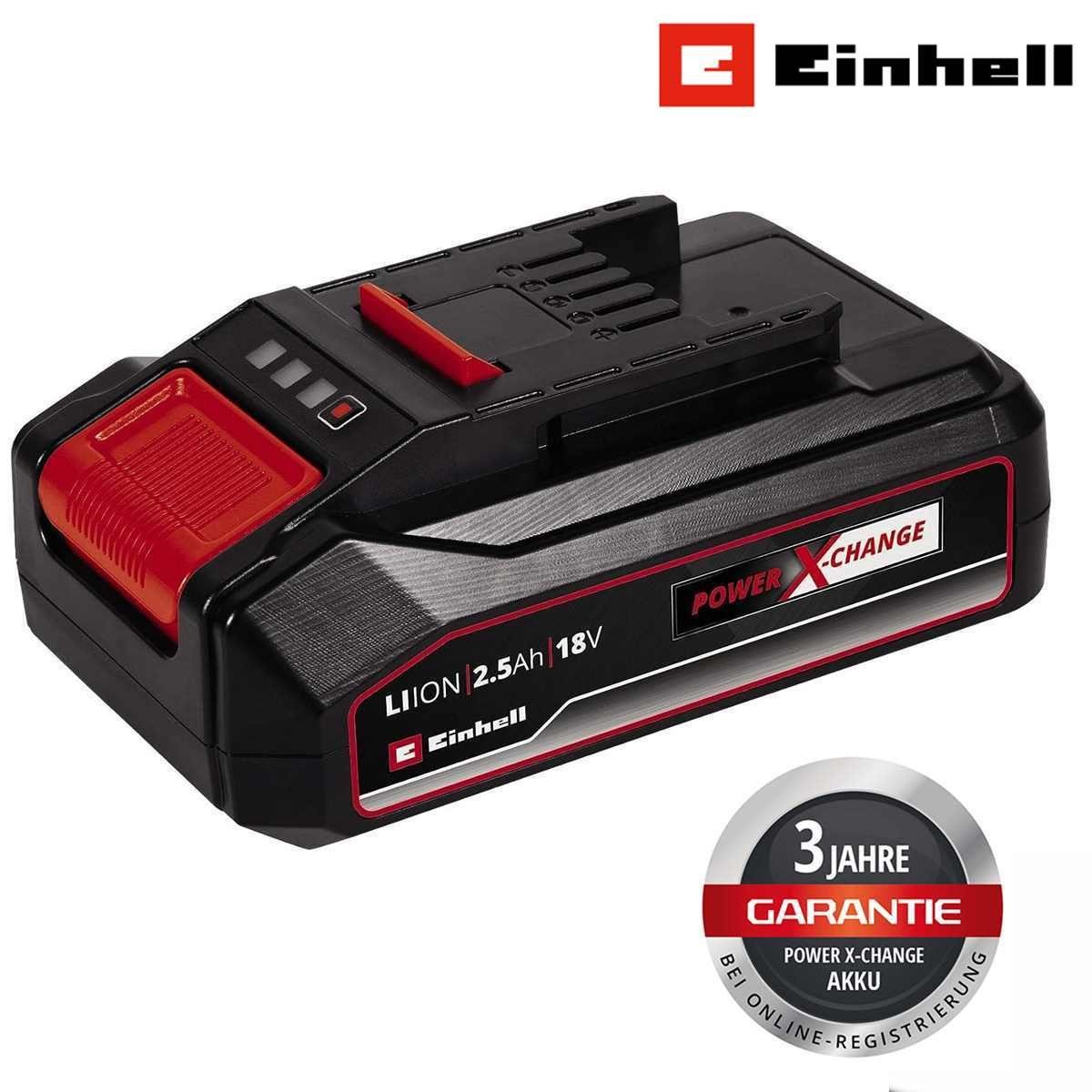 Einhell System Akku Power X-Change (Lithium Ionen Akku, 18 V, 2.5 Ah Zusatz-Akku