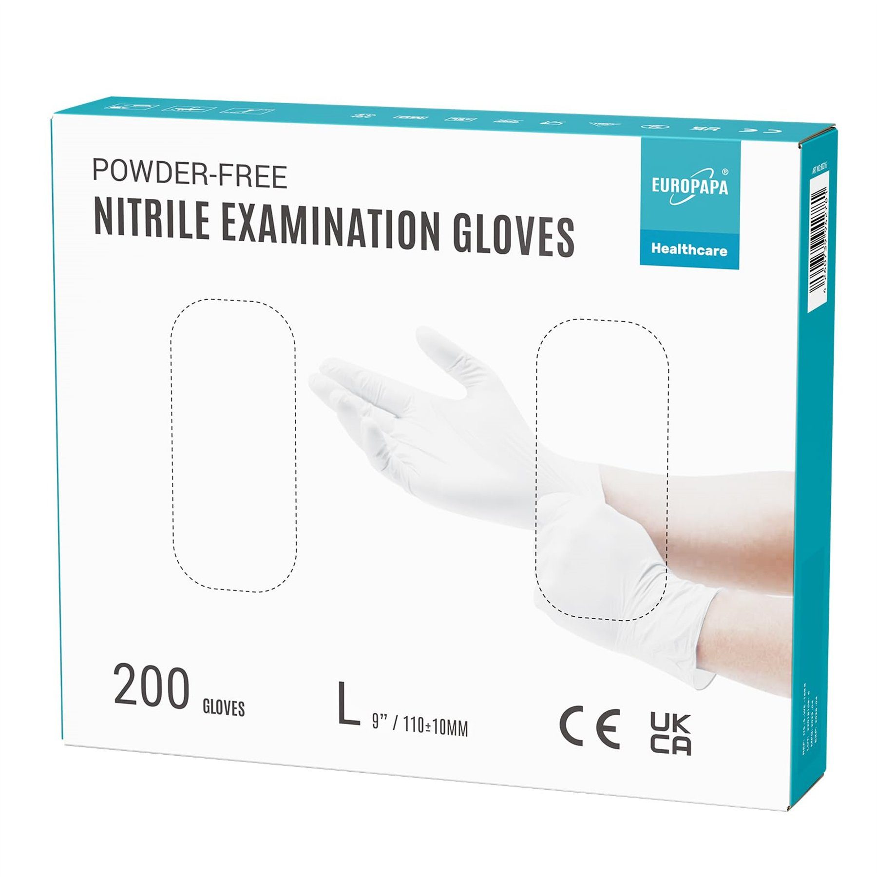 EUROPAPA Nitril-Handschuhe Medical Einmalhandschuhe Untersuchungshandschuhe günstig online kaufen