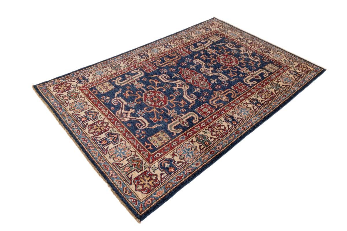 Trading, Orientteppich, Super Nain 5 Kazak Höhe: 121x185 mm rechteckig, Orientteppich Handgeknüpfter