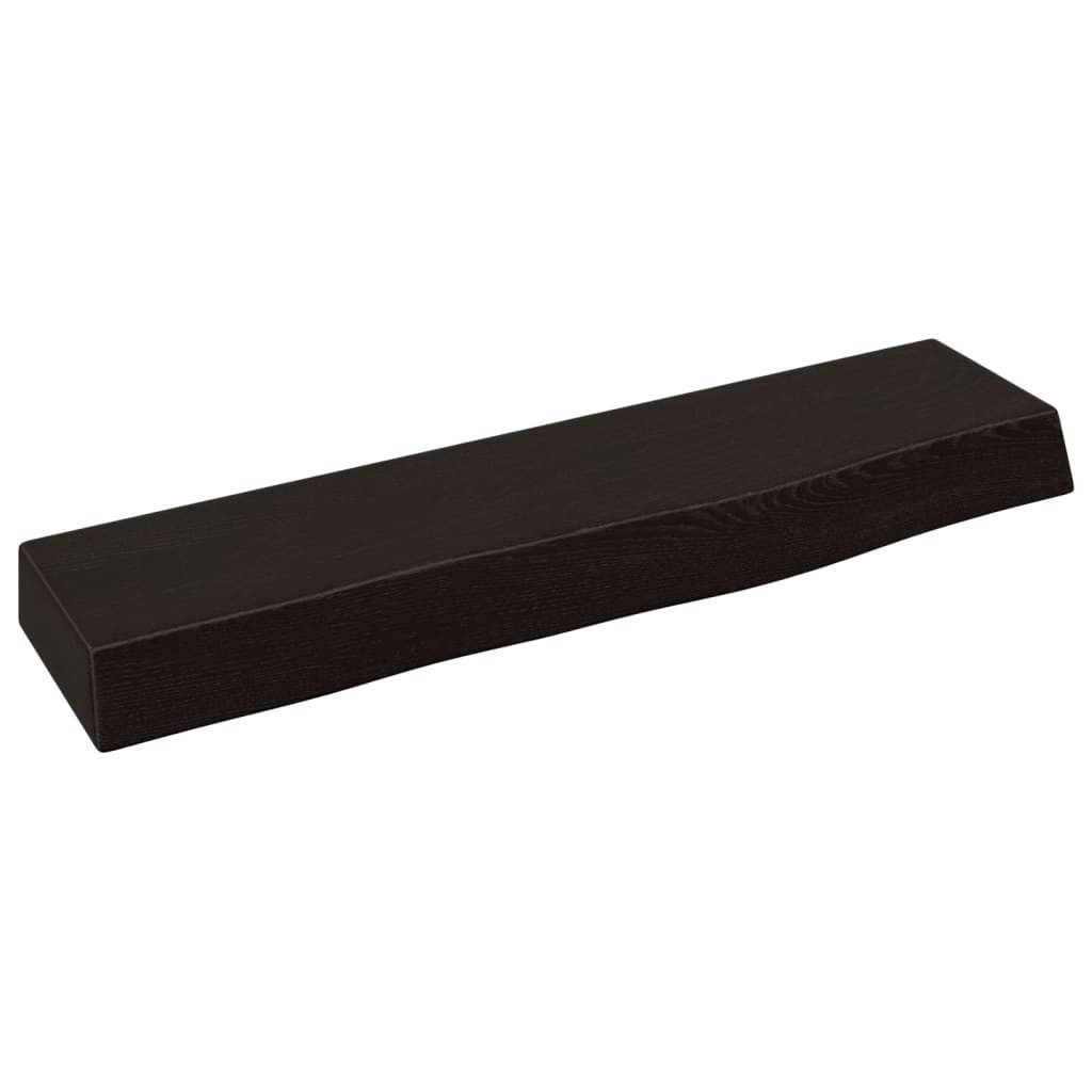 vidaXL Regal Wandregal Dunkelbraun 40x10x4 cm günstig online kaufen