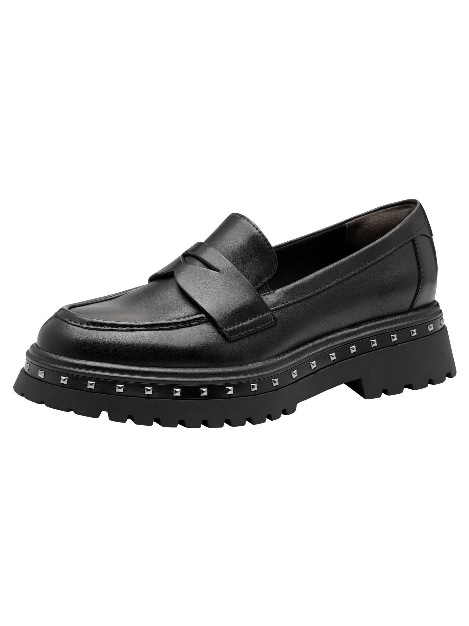 TOUCH-IT aus Leder kein Absatz 1-24767-45 Slipper