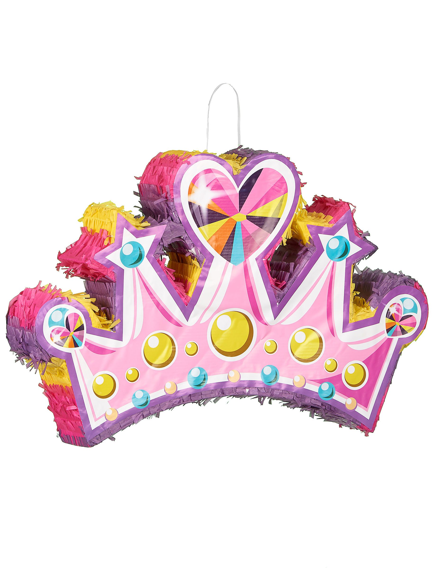 Espa Kostüm Piñata Krone Diadem Prinzessin bunt