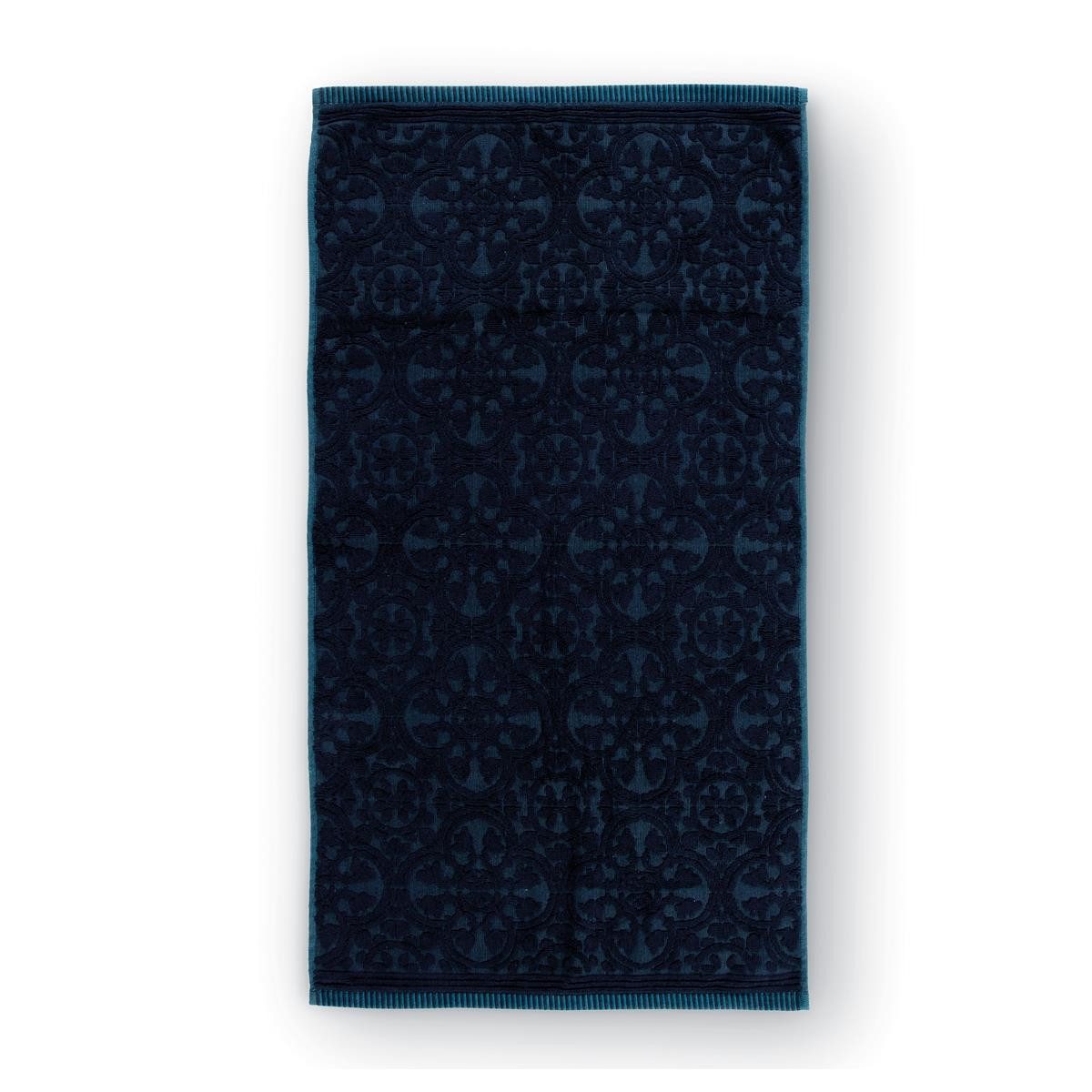 PiP Studio Handtuch tuch Tile de Pip_Dark Blue_UV_UV_55x100 55 x 100 cm Set a 3 Handtücher, Frottier (1-St), Handtuch Frottetuch