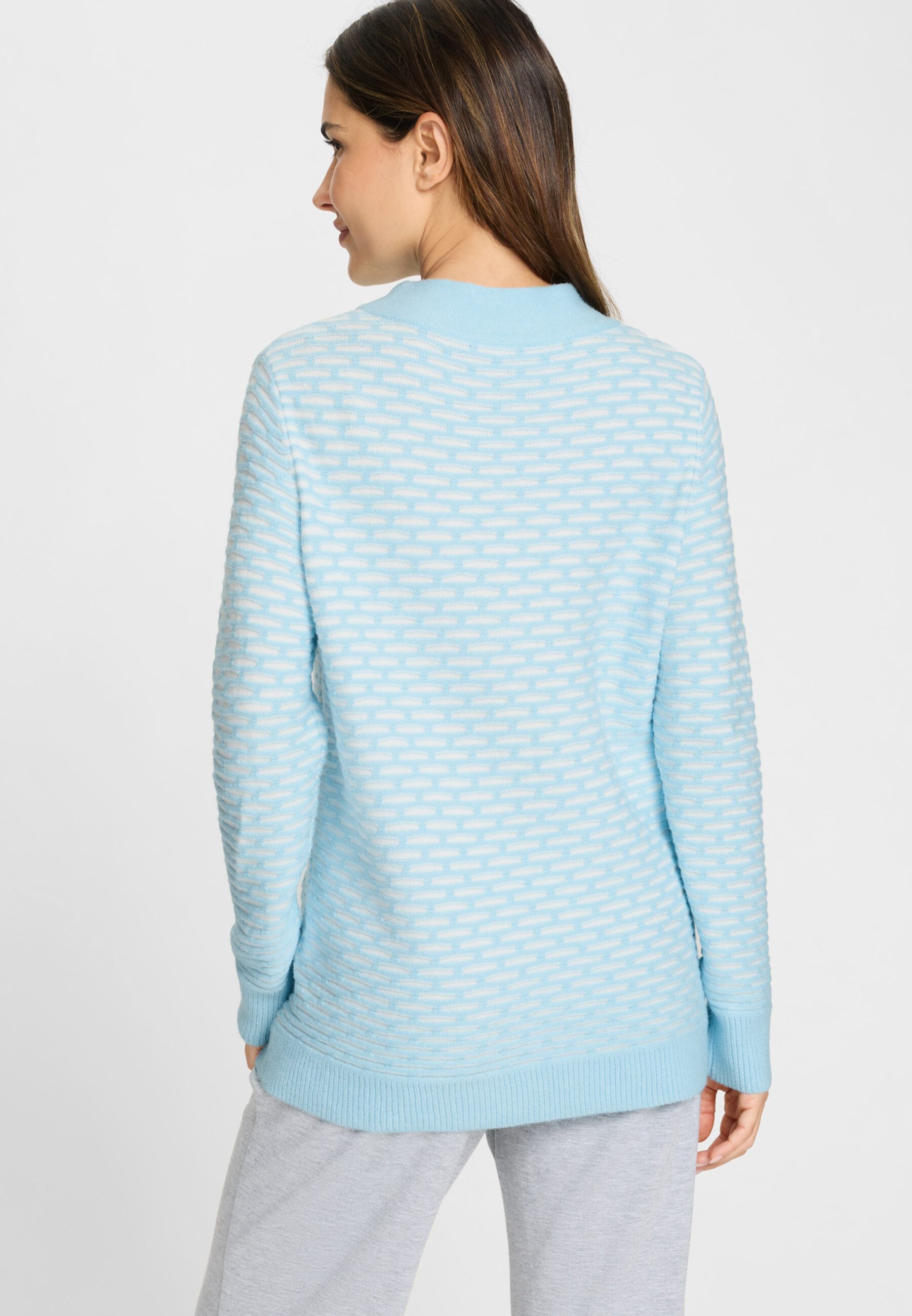 Olsen Strickpullover mit Turtle Neck