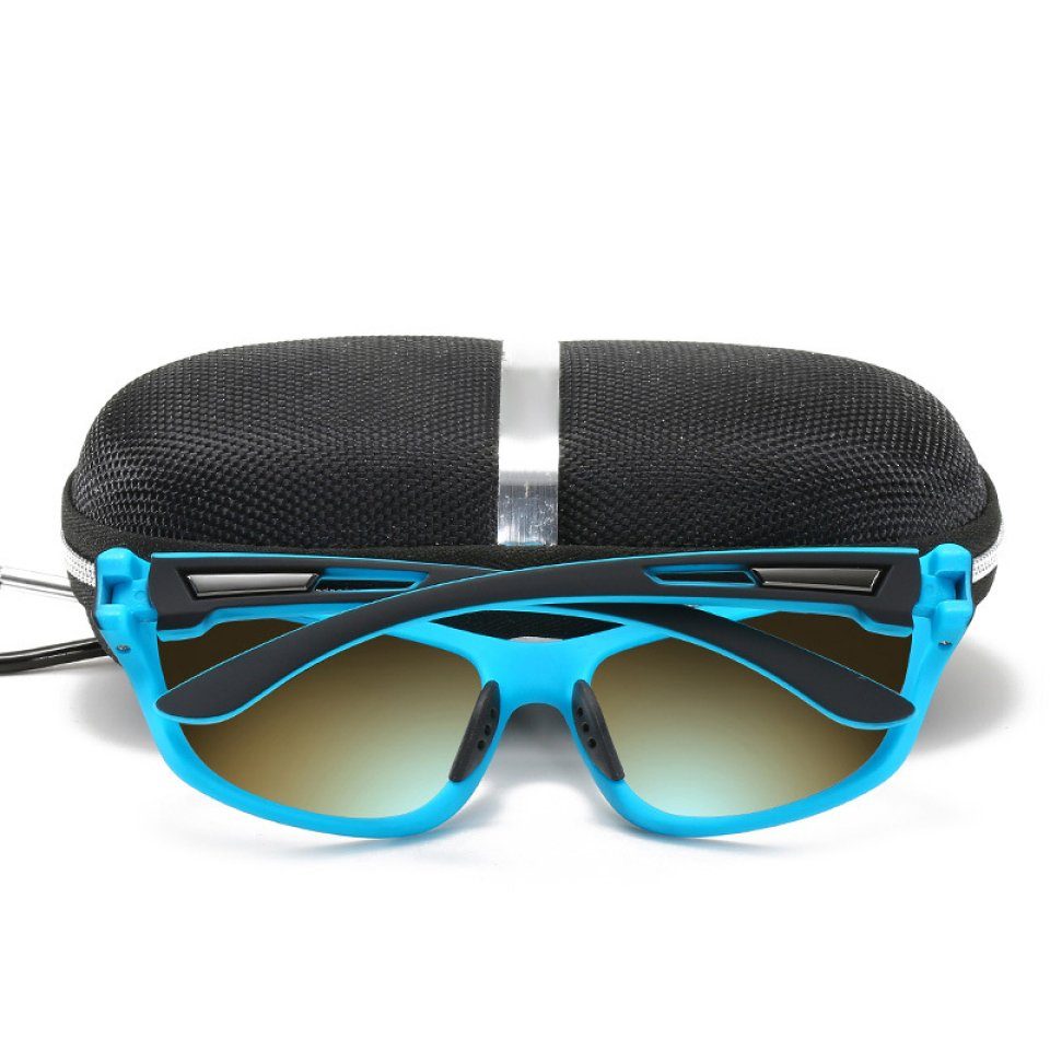 Sonnenbrille Polarisierte black Blusmart Für Männer blue Und Fahrradbrille mercury blue Sportliche Frauen frame
