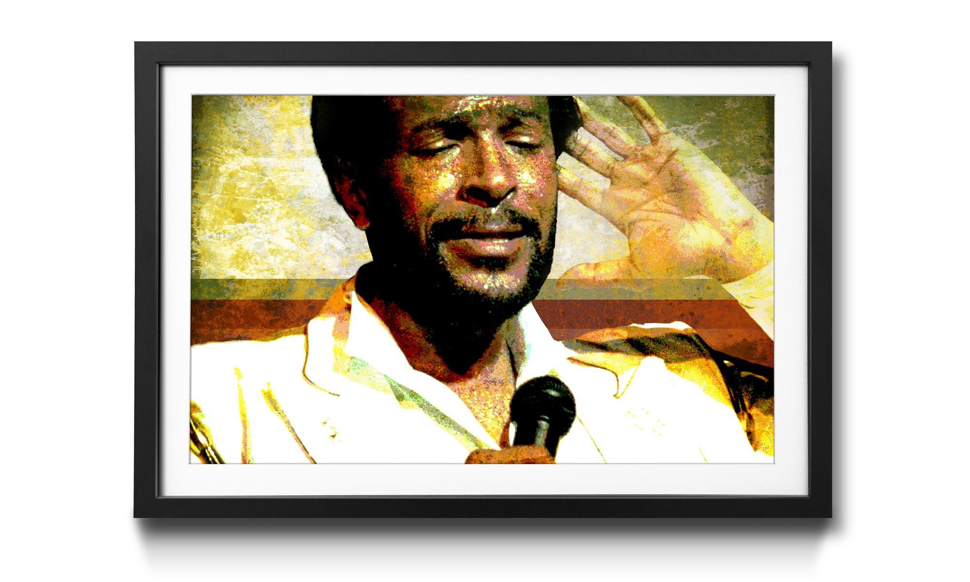 WandbilderXXL Bild mit Rahmen Marvin, Helden der Musik, Wandbild, in 4 Größen erhältlich