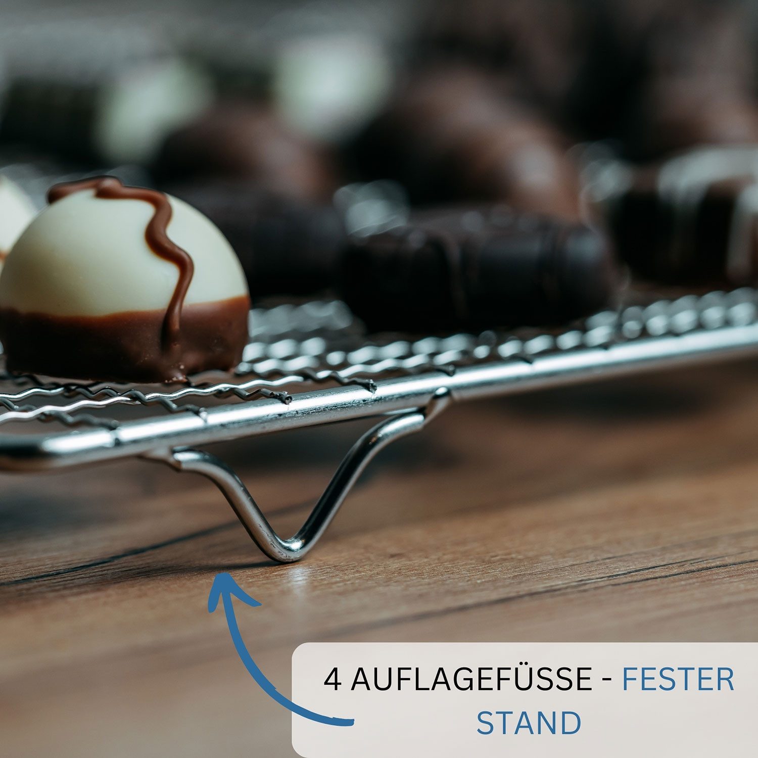 WESTMARK Pralinengabel 4-tlg., 2 Pralinentauchgabeln, 1 Pralinentauchspirale, 1 Abtropfgitter