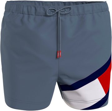 Tommy Hilfiger Swimwear Badeshorts SF MEDIUM DRAWSTRING mit großem Logo