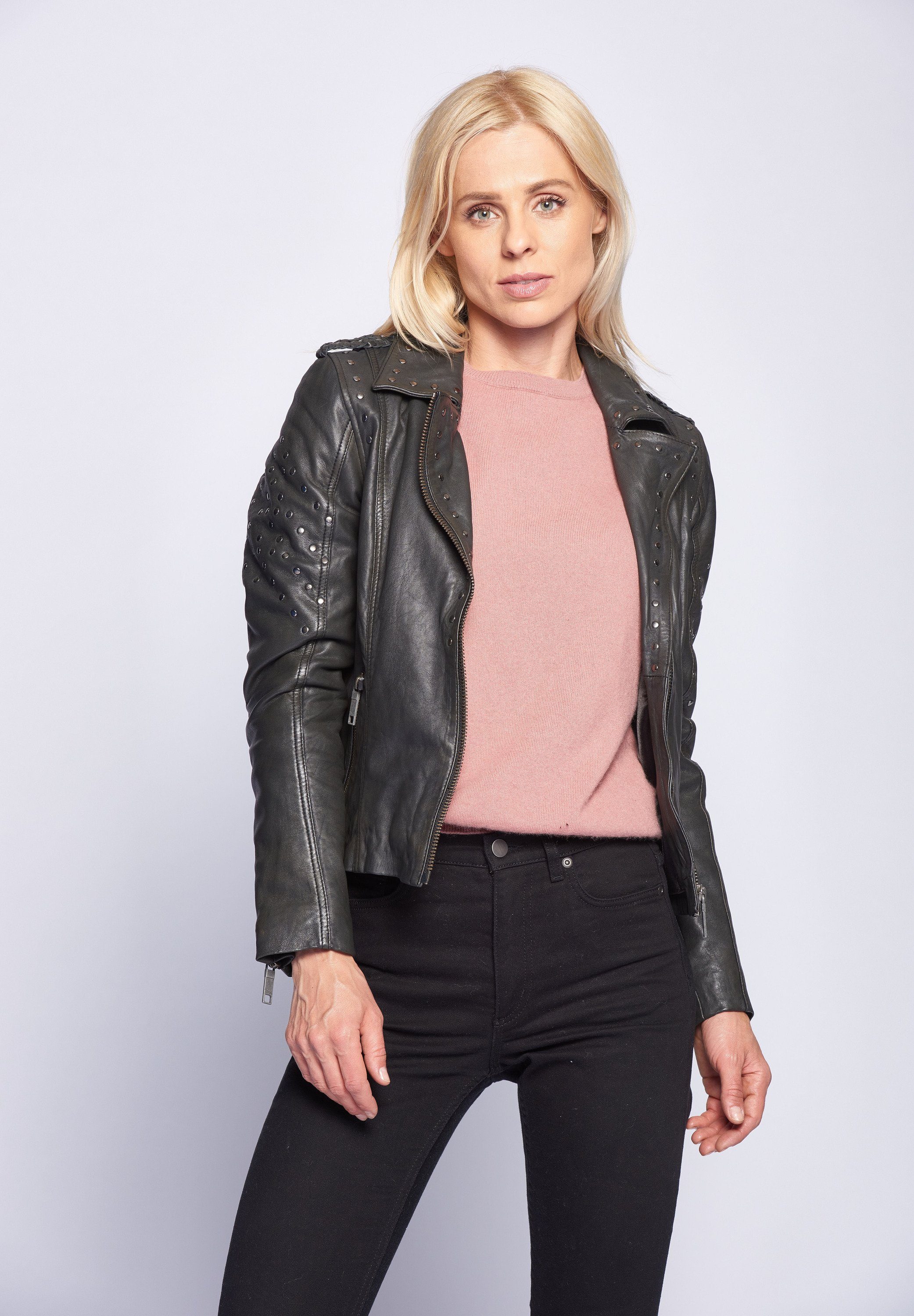 Lederjacke Titana