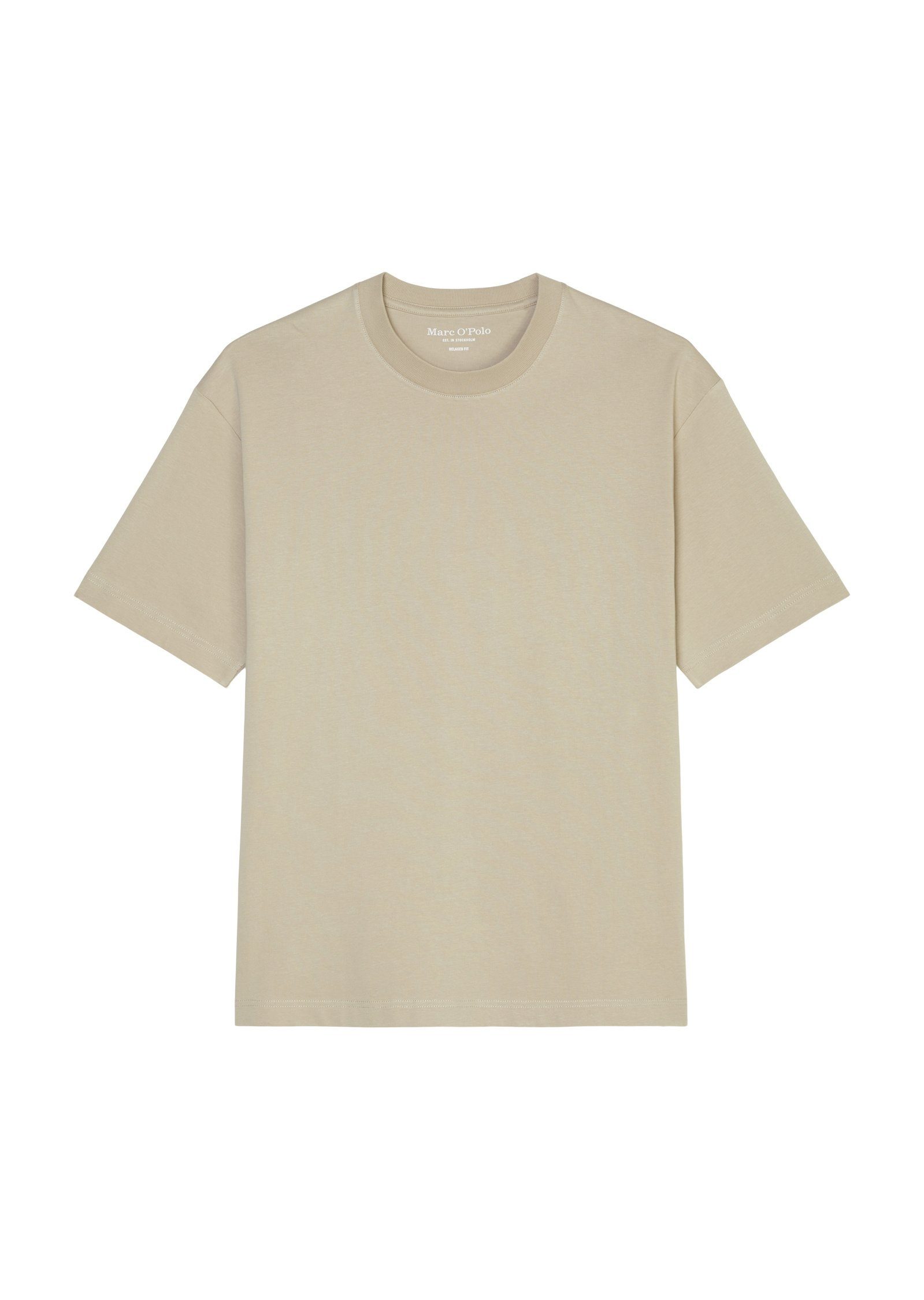 Marc O'Polo schwerem aus beige T-Shirt Heavy-Jersey