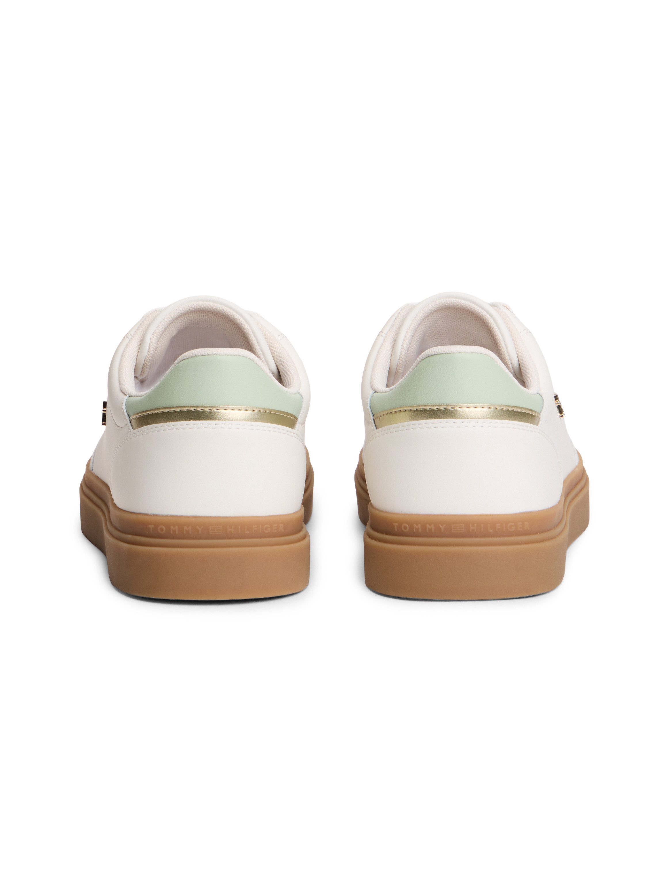 Tommy Hilfiger TH CHIC SNEAKER ELEVATED Plateausneaker, Freizeitschuh, Halbschuh, Schnürschuh mit Kontrastbesätzen