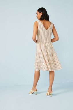 Next Sommerkleid Durchgeknöpftes Kleid aus Leinenmischgewebe (1-tlg)