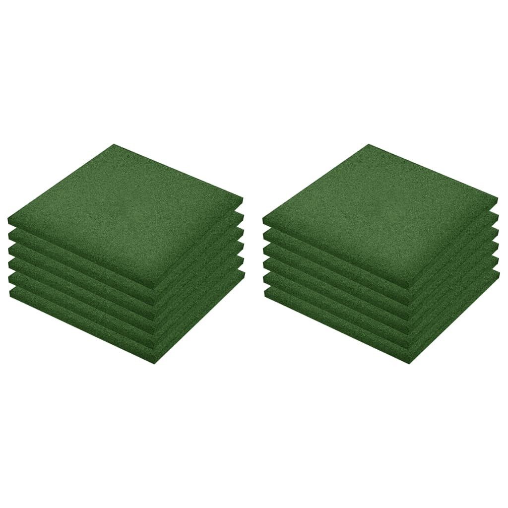 vidaXL Teppichboden Fallschutzfliesen 12 Stk. Gummi günstig online kaufen
