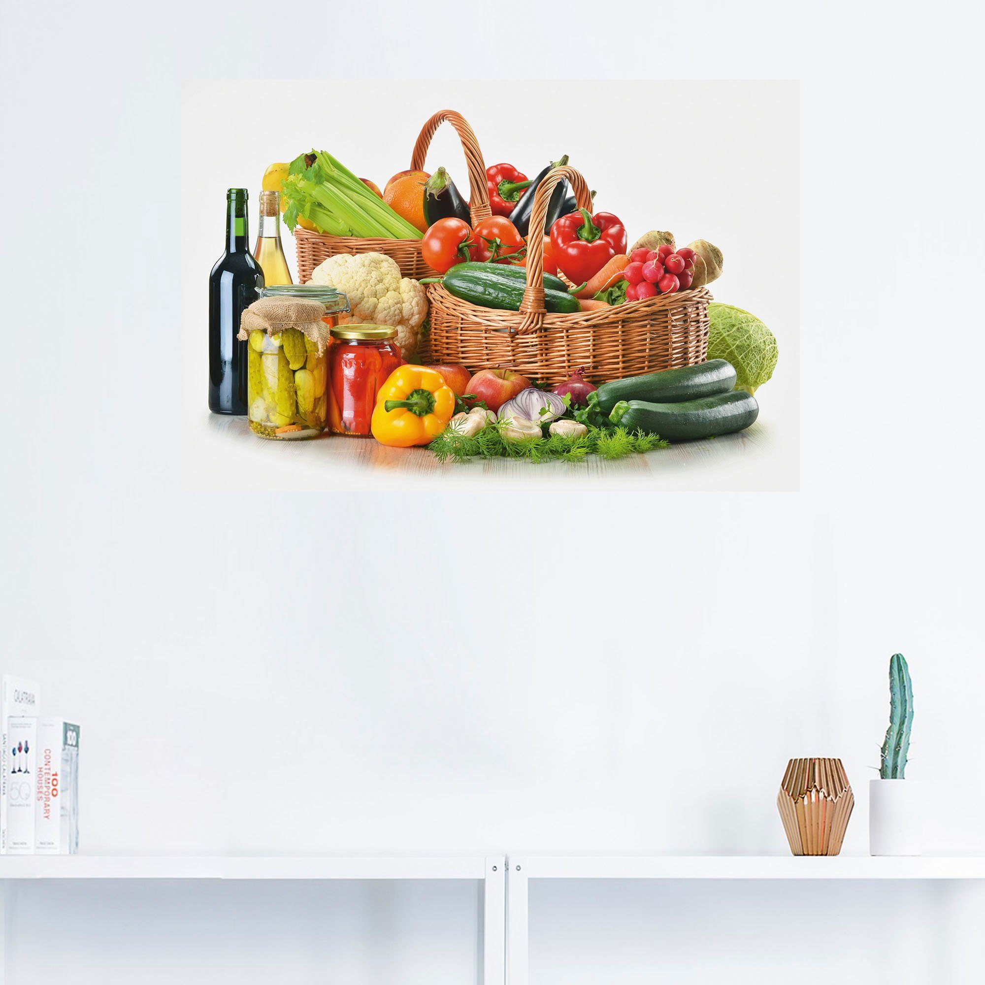 Artland Wandbild Gemüse Stillleben II, Lebensmittel günstig online kaufen