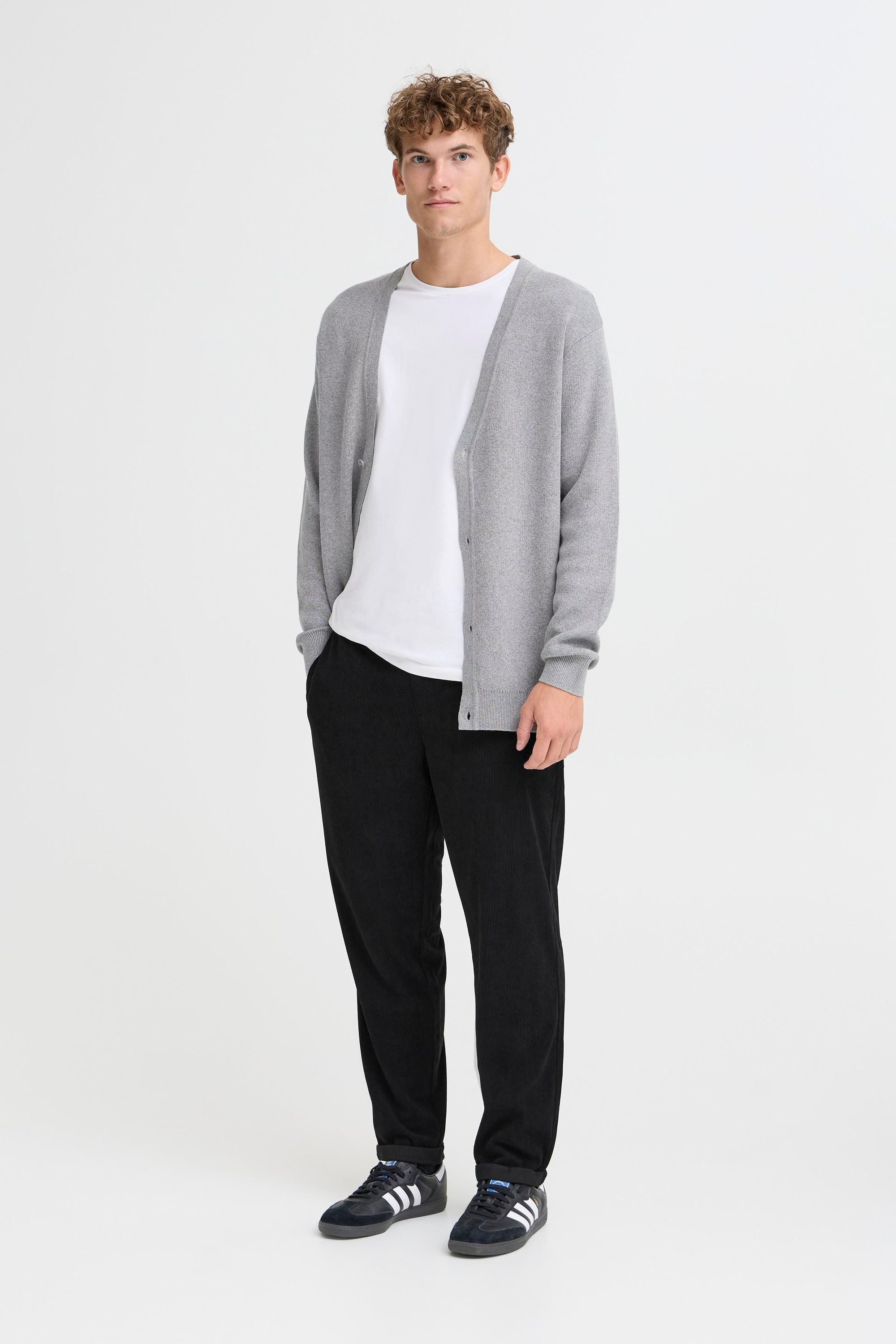Indicode Chinohose IDMotoril Cordhose mit elastischem Bund - Regular Fit