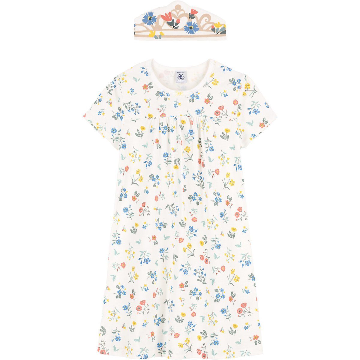 Petit Bateau Nachthemd Nachthemd für Mädchen, Organic Cotton
