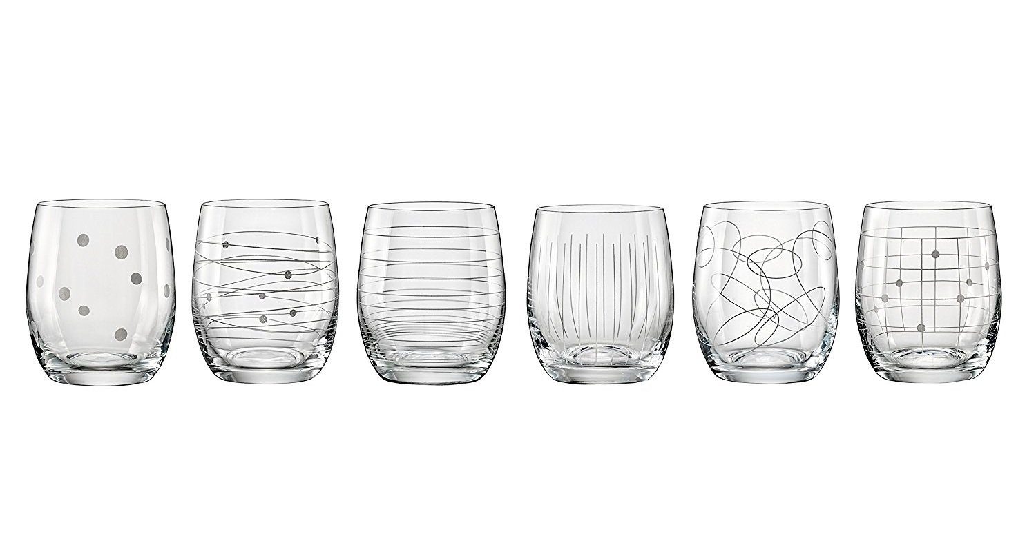 Becher Wassergläser Whiskygläser Elements 300 ml 6er Set