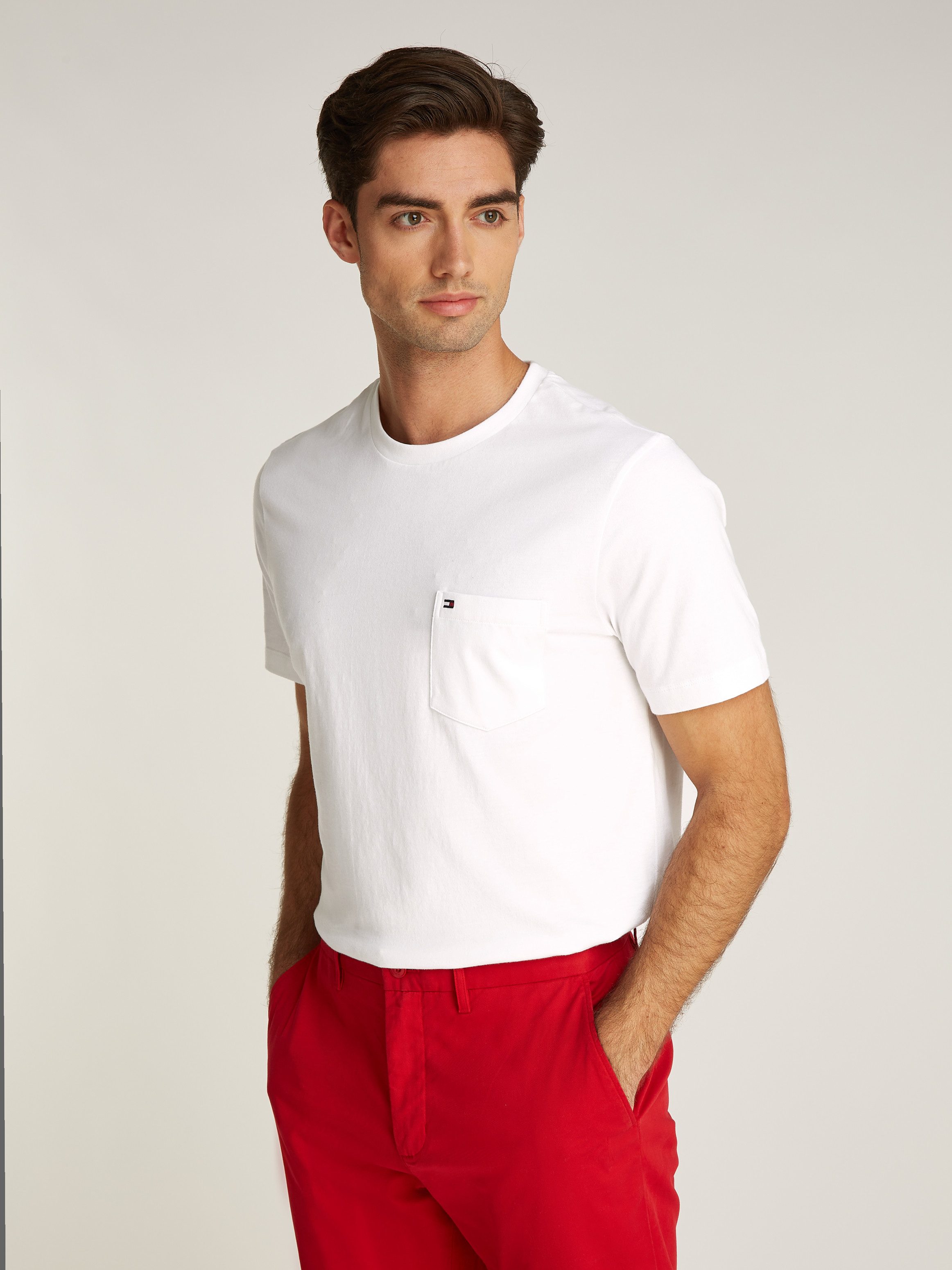 Tommy Hilfiger T-Shirt ESSENTIAL SOLID POCKET TEE