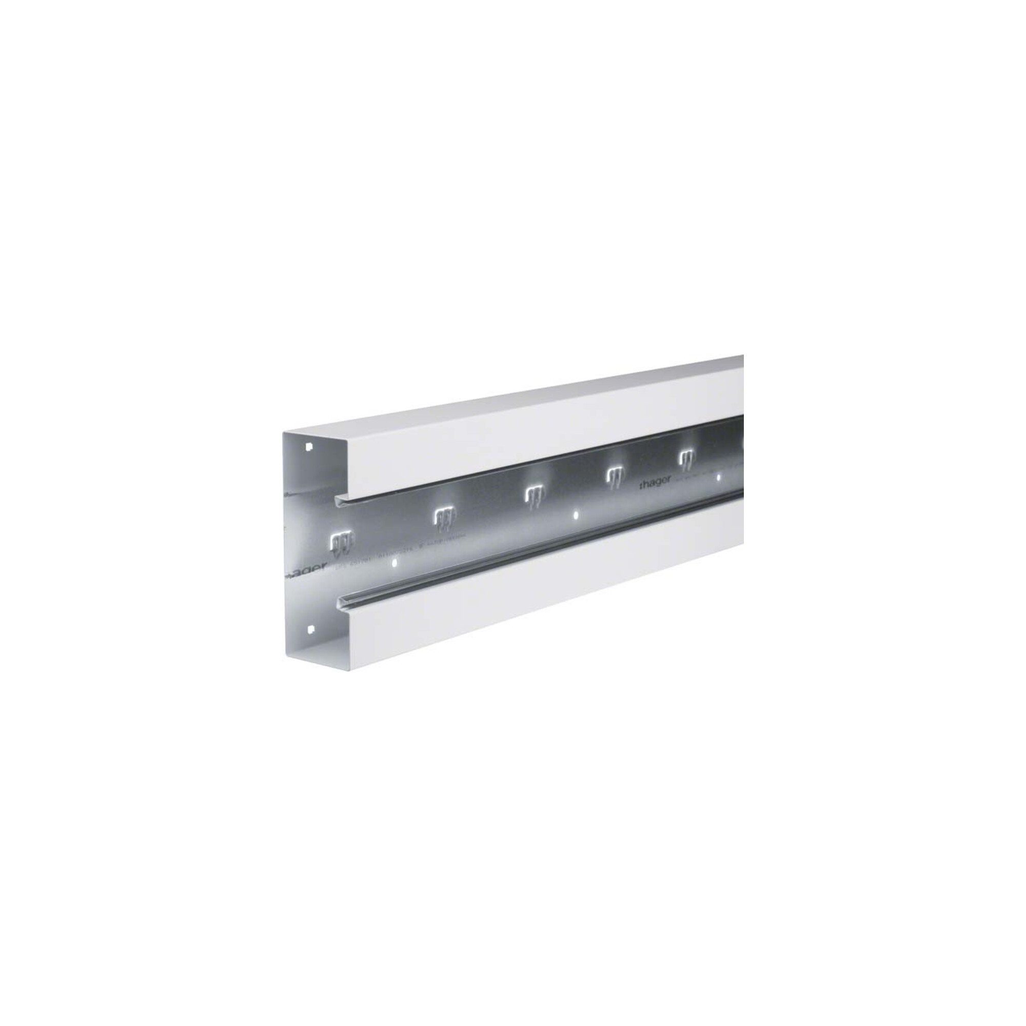 Hager Kabelführung Tehalit Brüstungskanal-Unterteil 68x170mm Stahl BRS651701 vws 2 Stk