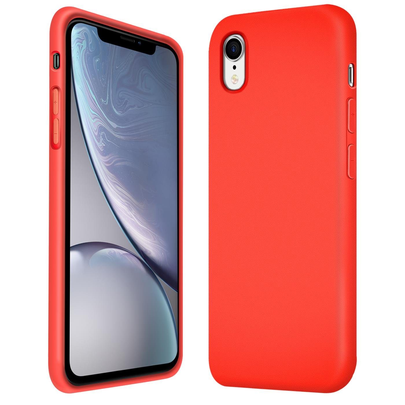 CoolGadget Handyhülle Silikon Colour Series Slim Case für Apple iPhone XR 6,1 Zoll, Hülle weich Handy Cover für iPhone XR Schutzhülle