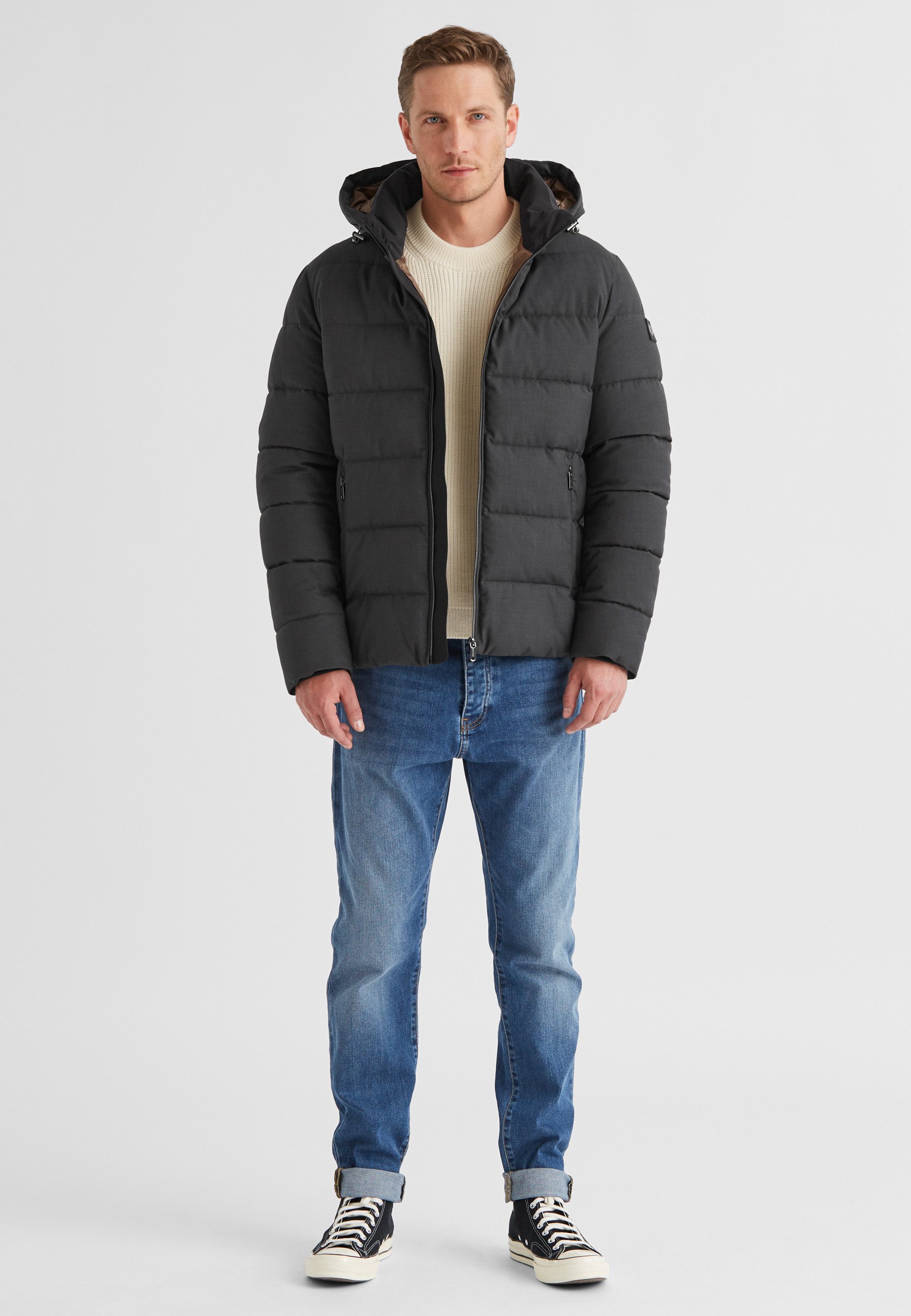 Milestone Steppjacke MSMauro Herren Übergangsjacke Jacke gesteppt lockere Passform