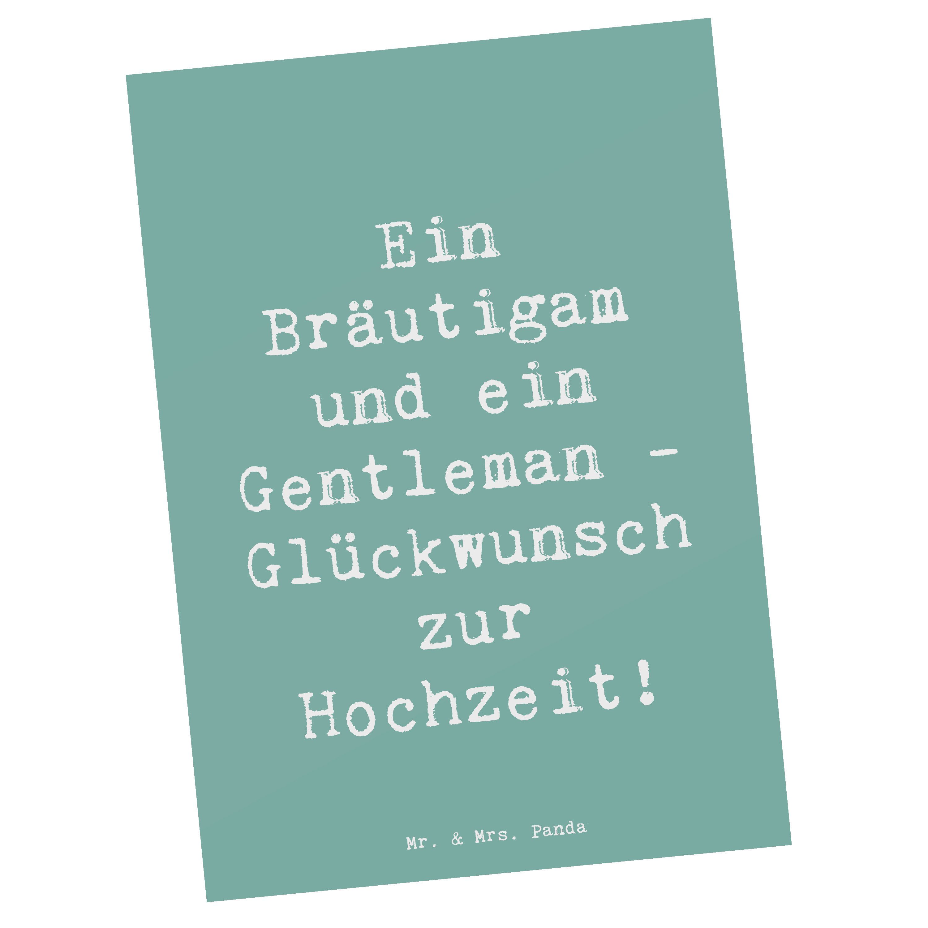 Postkarte Bräutigam Gentleman - Meeresbrise - Geschenk, Freude, Ansichtskarten
