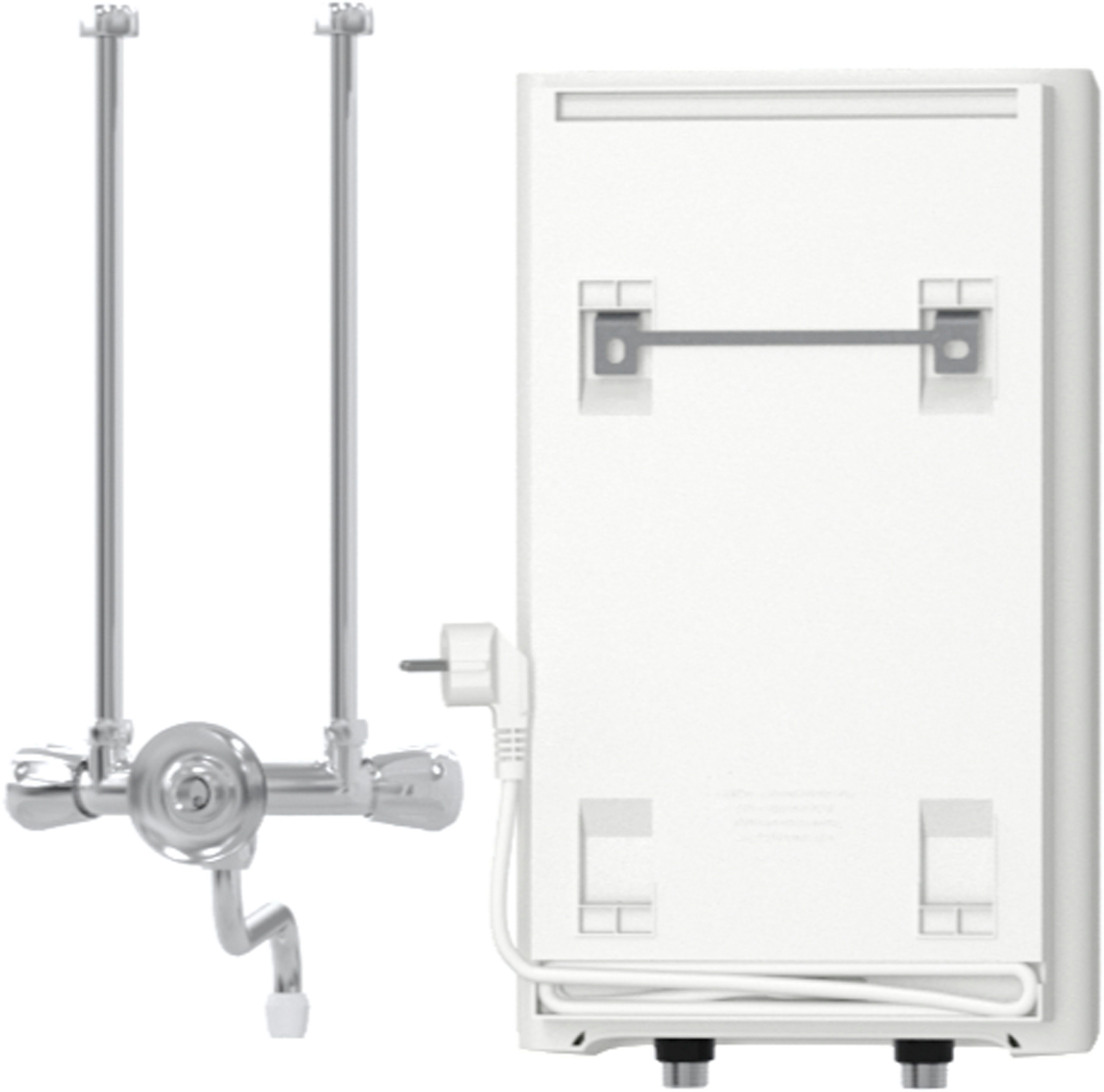 STIEBEL ELTRON Übertischspeicher OFP 5 Trend, (max. 85°C) (Set), 5 l, Niederdruck, mit Stecker, inkl. Zweigriff-Wandarmatur VL