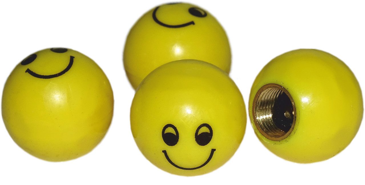 Hermann Schütz Ventilkappe Hermann Schütz Ventilkappen Vent-Cap Smily 4er-Set
