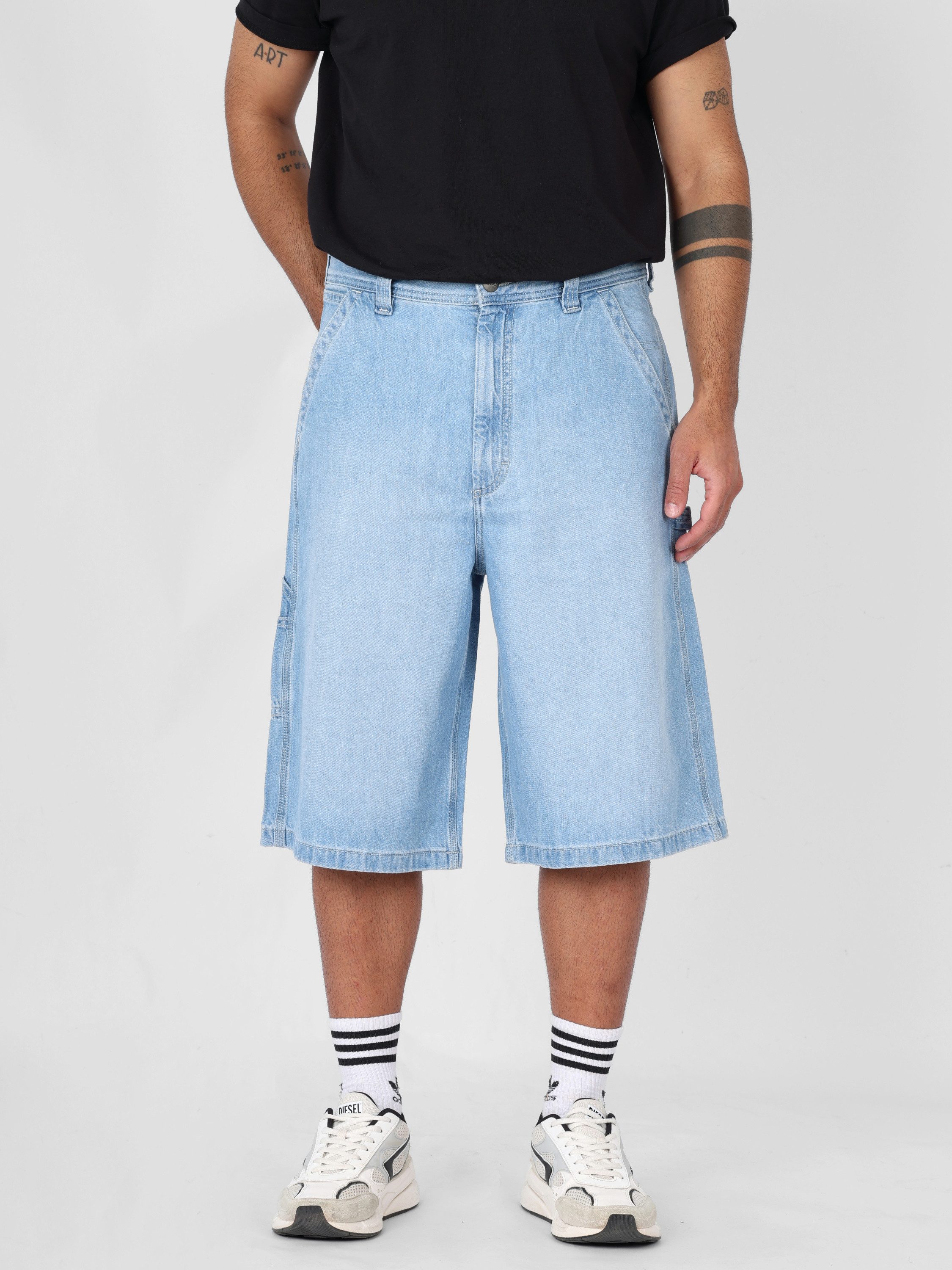 Lee® Jeansshorts Loose Fit - CARPENTER SKATER NICHOLS Leichtgewicht Denim ohne Stretch
