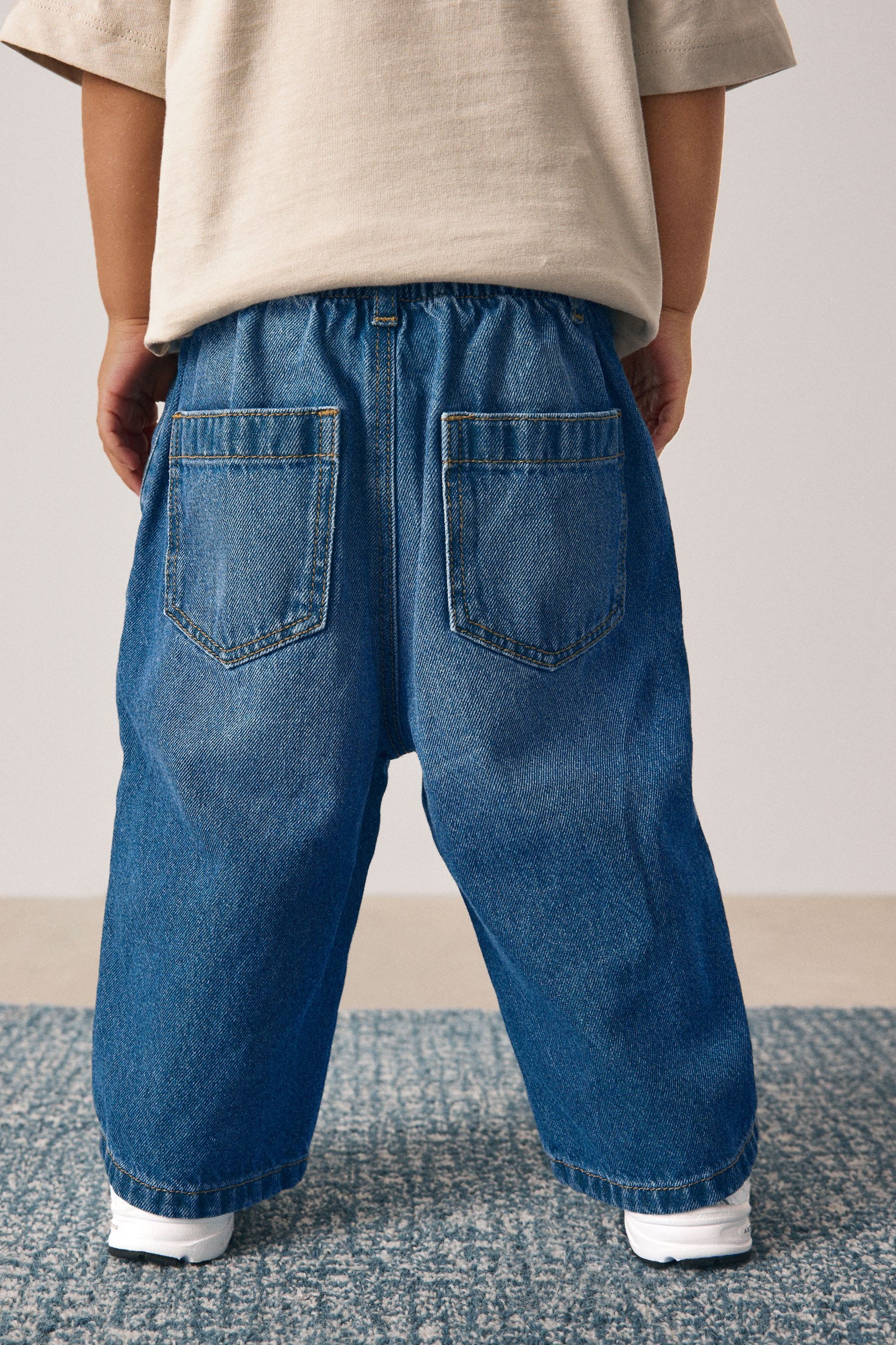 Next Schlupfjeans Weit geschnittene Jeans (1-tlg)