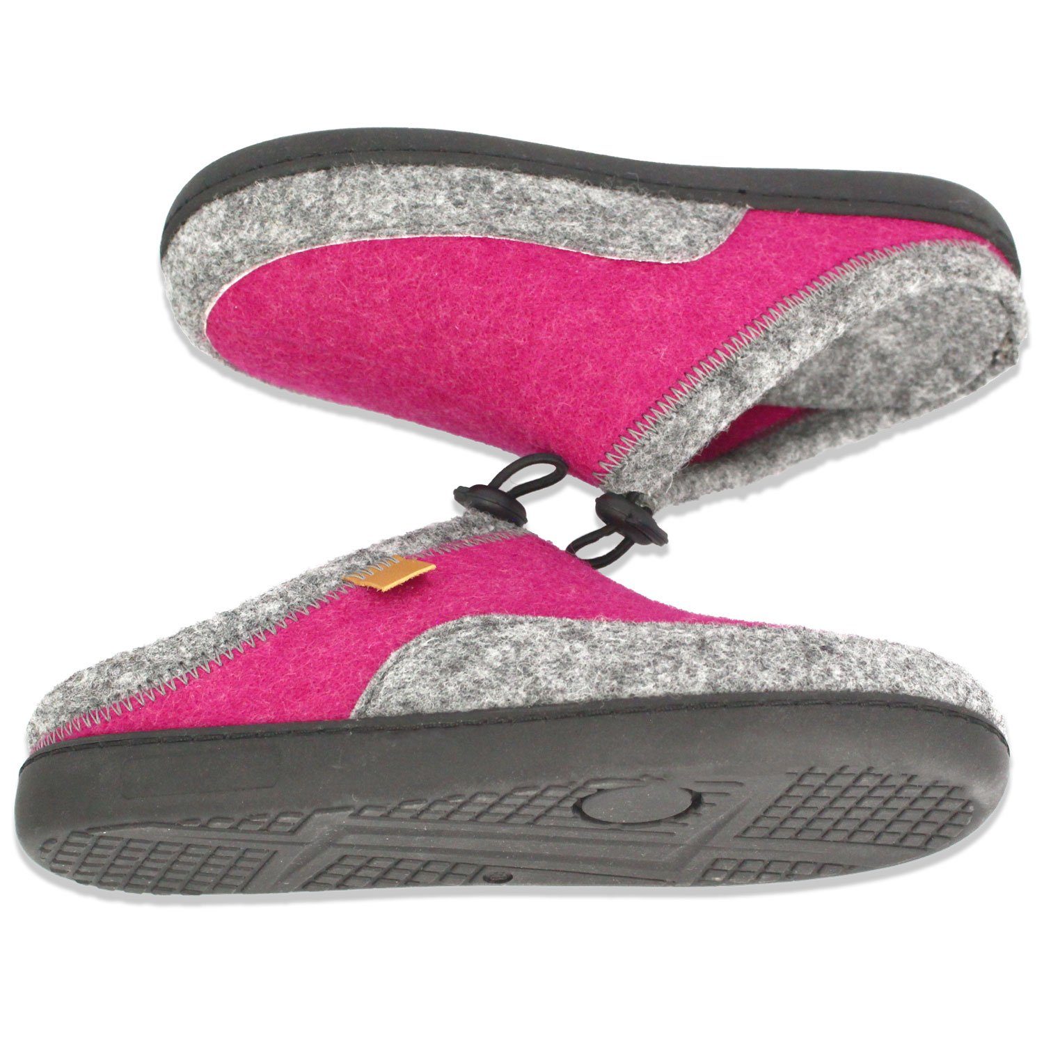 Filz-Clogs pink Damen Finnja, Beck Hausschuh