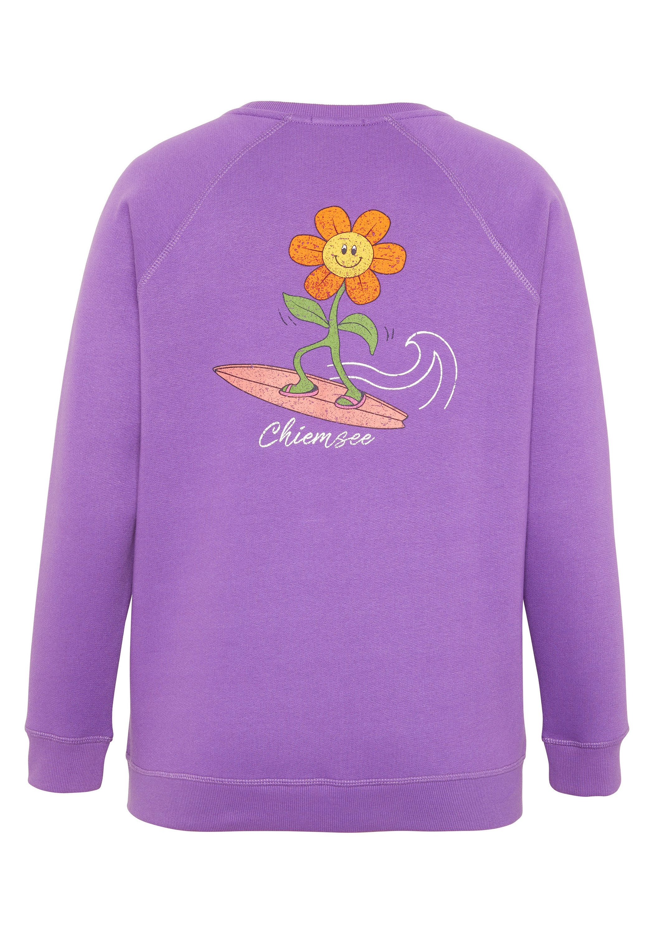 Chiemsee Sweatshirt Sweatshirt mit humorvollem Surf-Motiv 1 günstig online kaufen