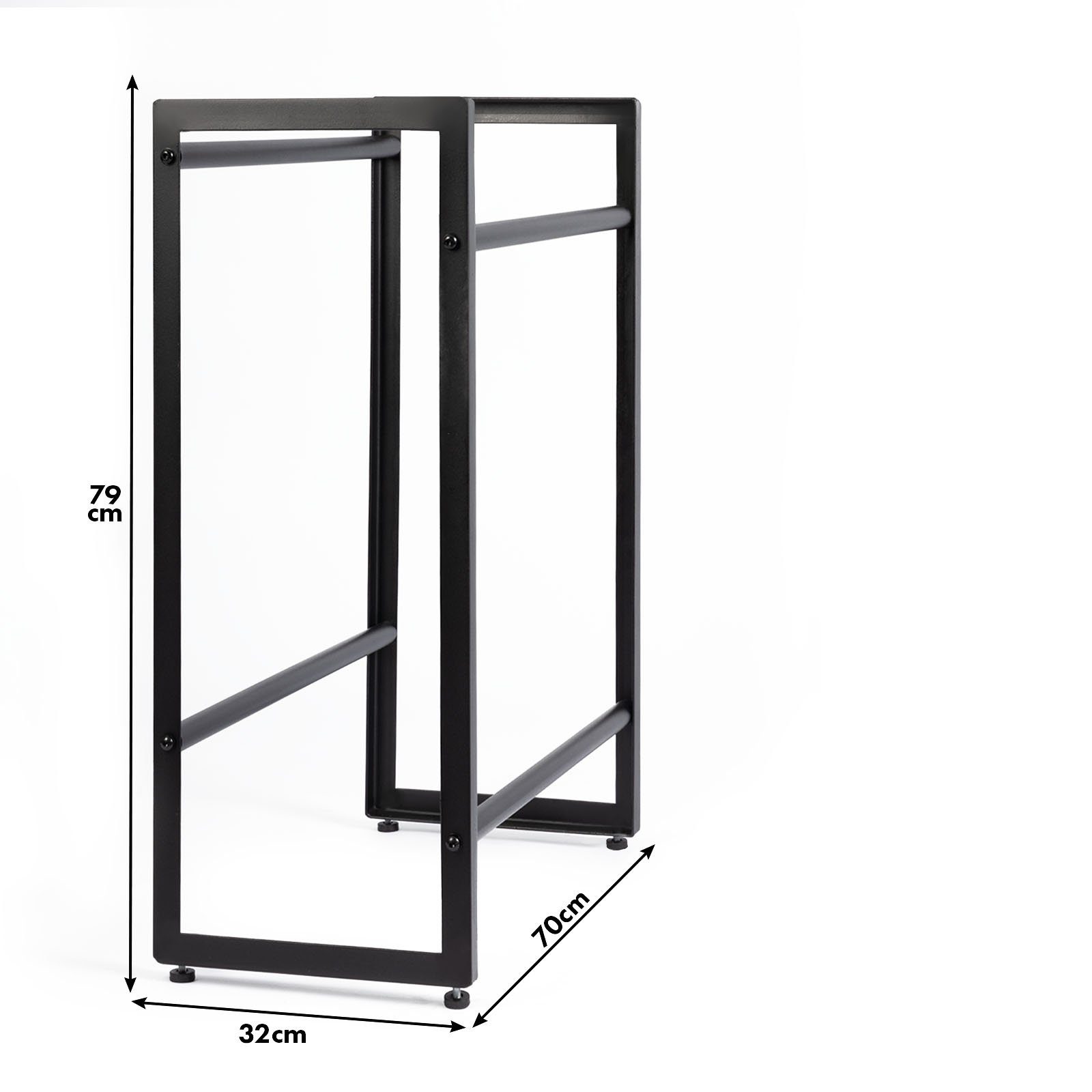 Karat Flaschenregal Flaschenkastenständer Kenji, Schwarz, In 2 Größen erhäl günstig online kaufen