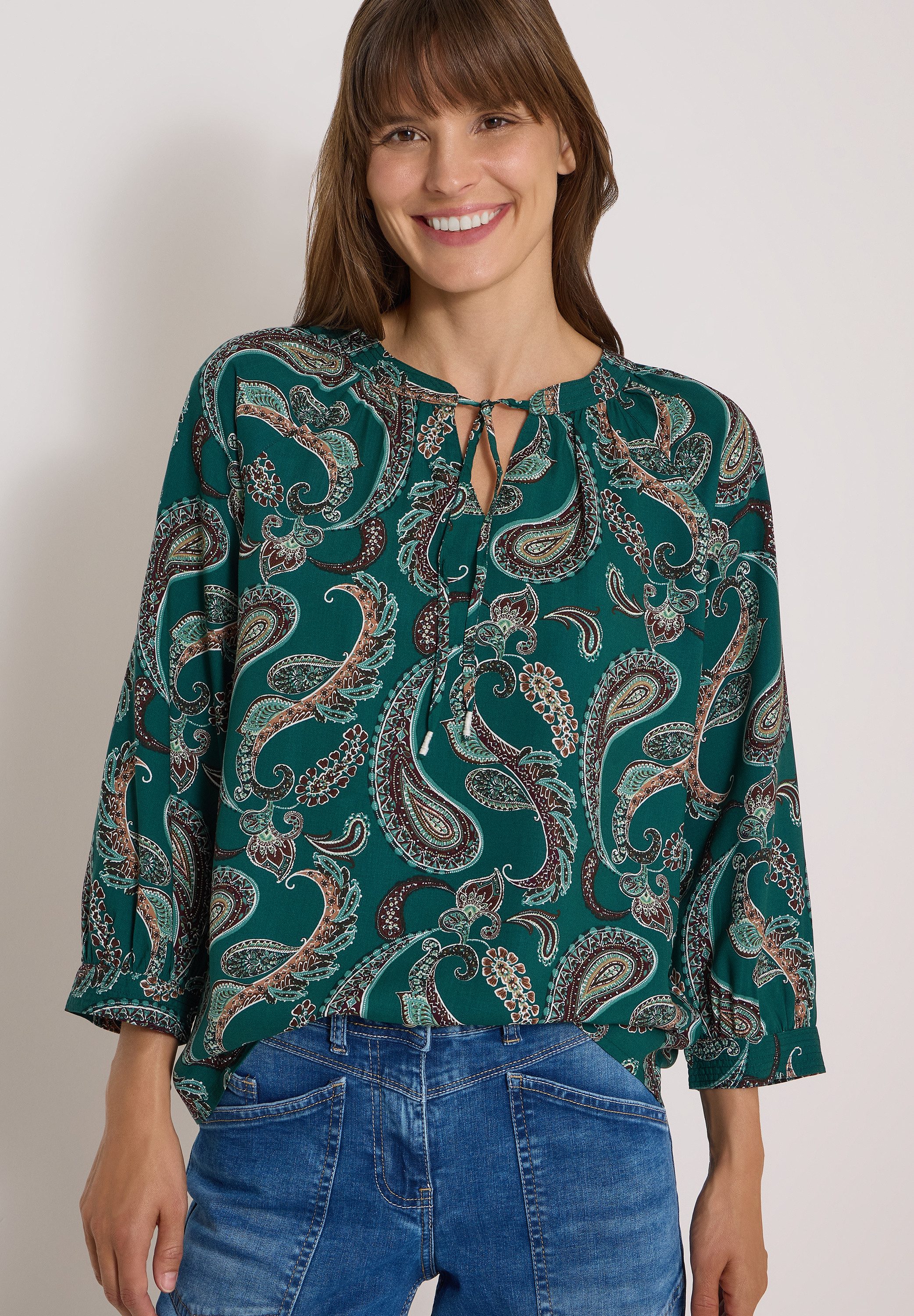 CECIL Shirtbluse aus softer Viskose