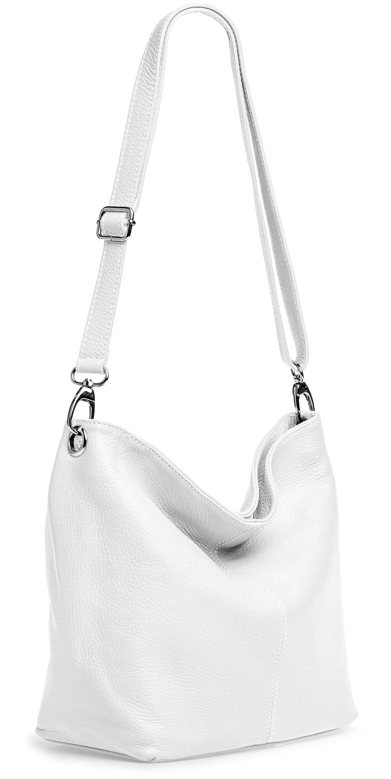 Caspar Schultertasche Klassische Damen Leder Handtasche günstig online kaufen