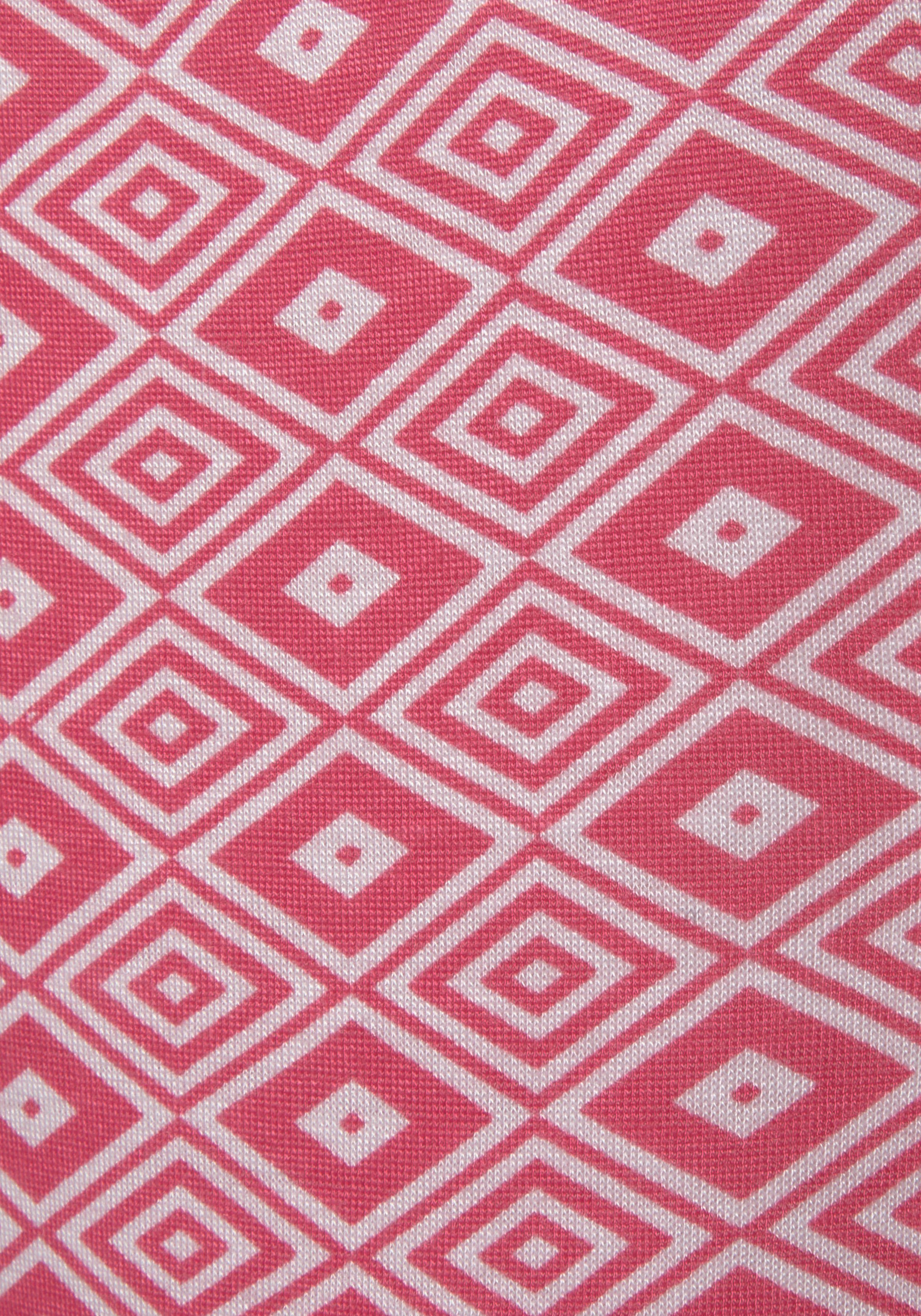 Vivance Dreams Schlafhose pink bedruckt in Ethno-Design schönem
