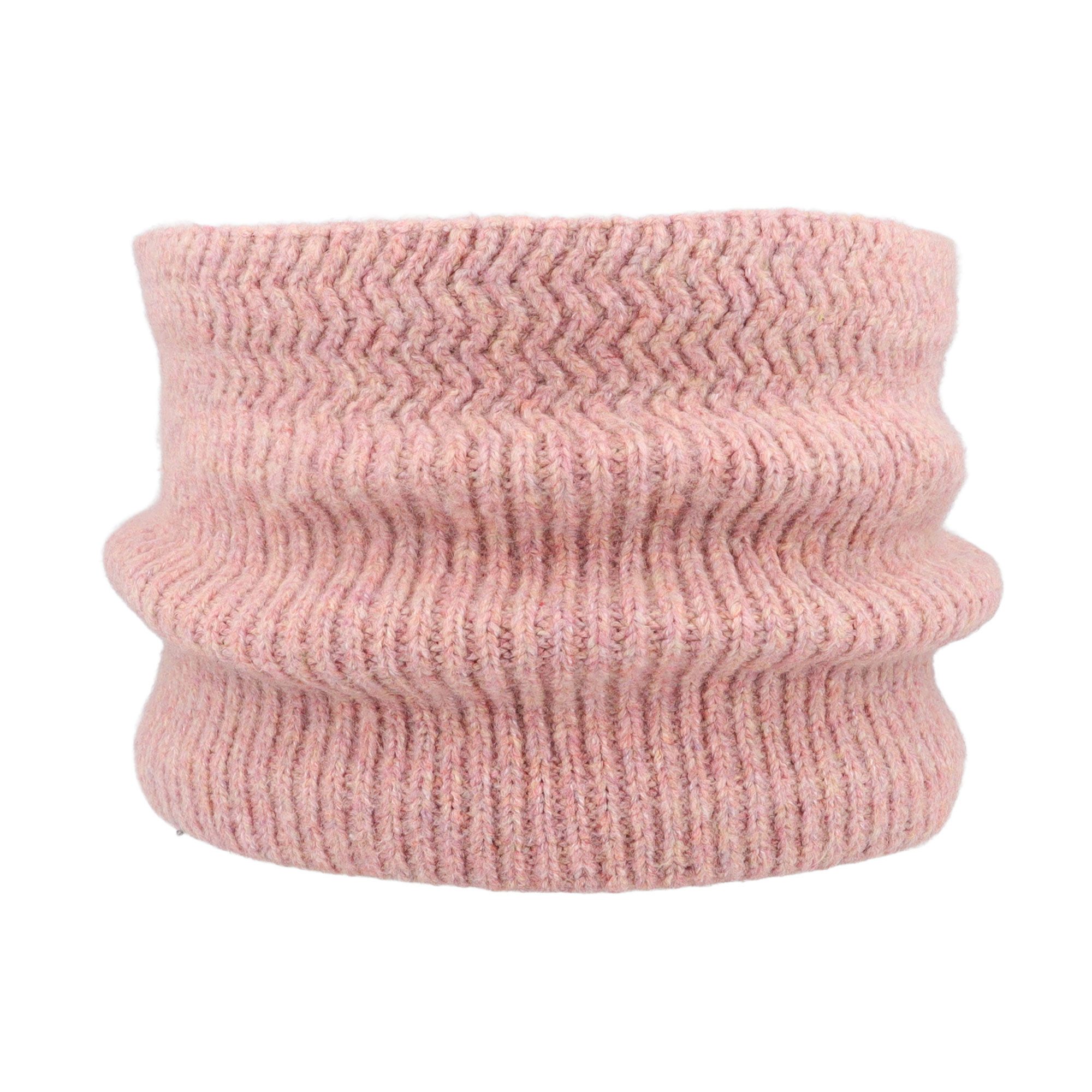 MAXIMO Loop, Schlauchschal, Melange, soft, Jerseyfutter, Zick-Zack, 17 x 25 cm