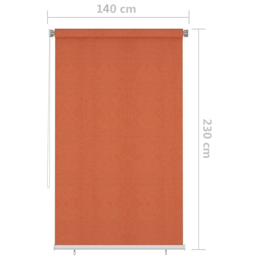 Außenrollo orange 140x230 cm | vidaXL Rollo Orange, orange
