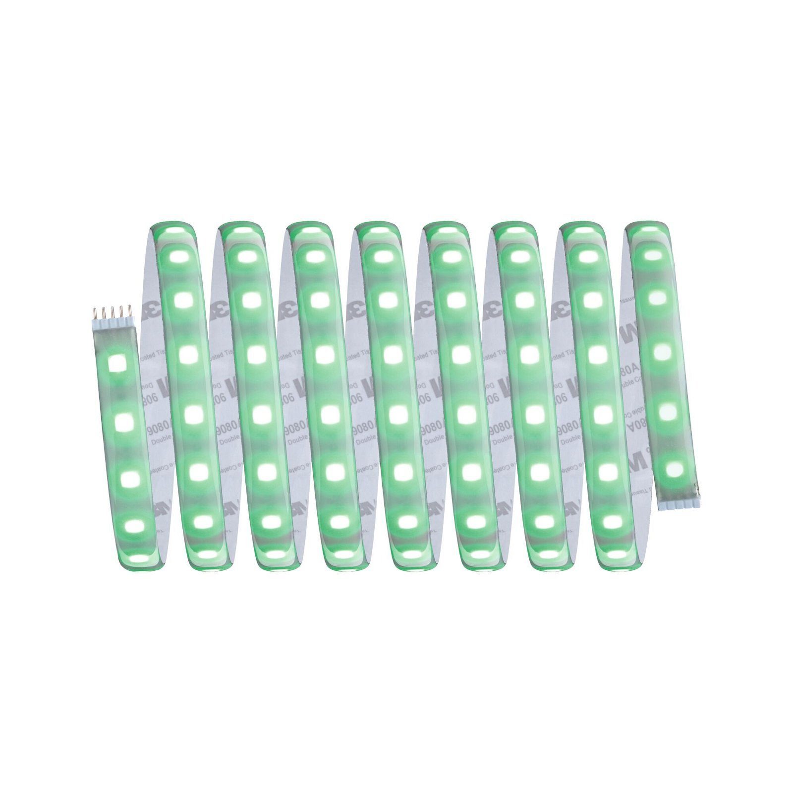 LED-Streifen MaxLED 500 Basisset 3m Cover 3000K 36W 230/24V 60VA Silber Kunststoff