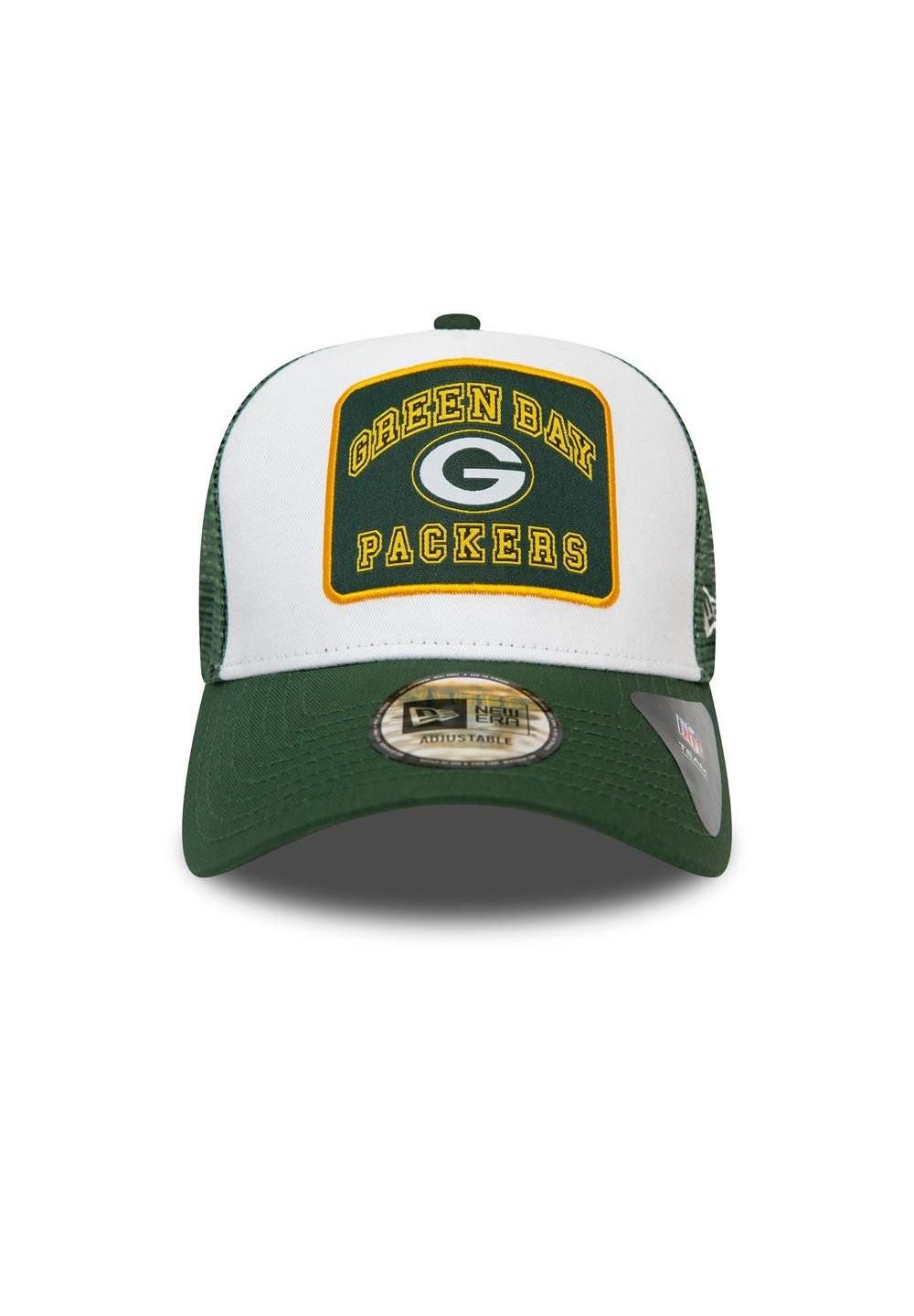 New Era Baseball Cap Green Bay Packers NFL Graphic Patch White Green A-Fram günstig online kaufen