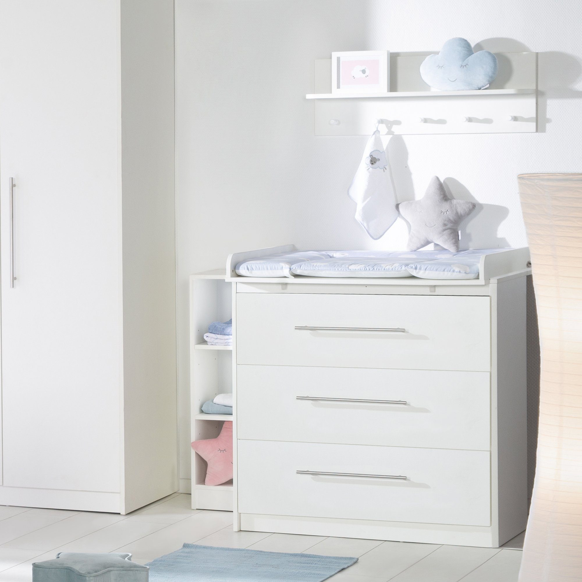 roba® Babymöbel-Set Maren, Gitterbett & Wickelkommode günstig online kaufen