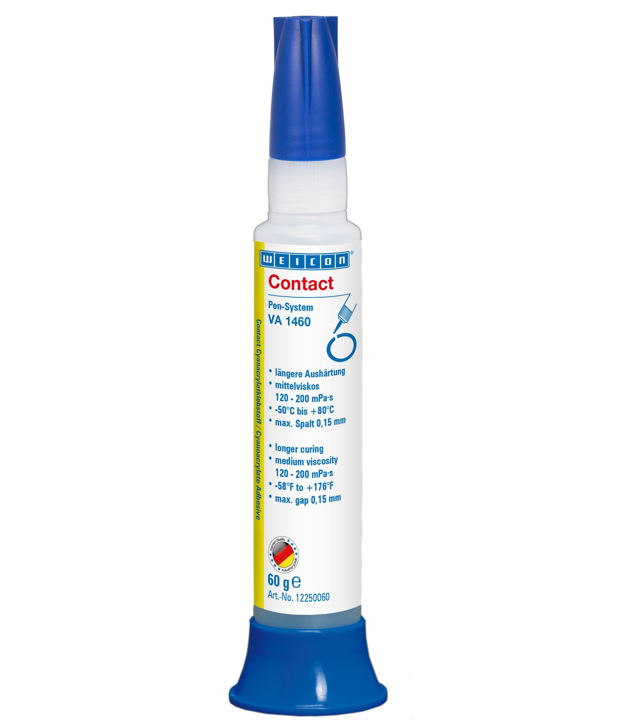WEICON Клей момент VA 1460 Cyanacrylat-Klebstoff, (Pen), Cyanacrylatklebstoff für spezielle Anforderungen, mittelviskos