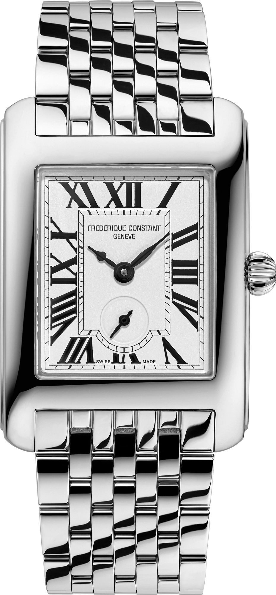 Frederique Constant Quarzuhr CARREE SMALL SECONDS Damenarmbanduhr