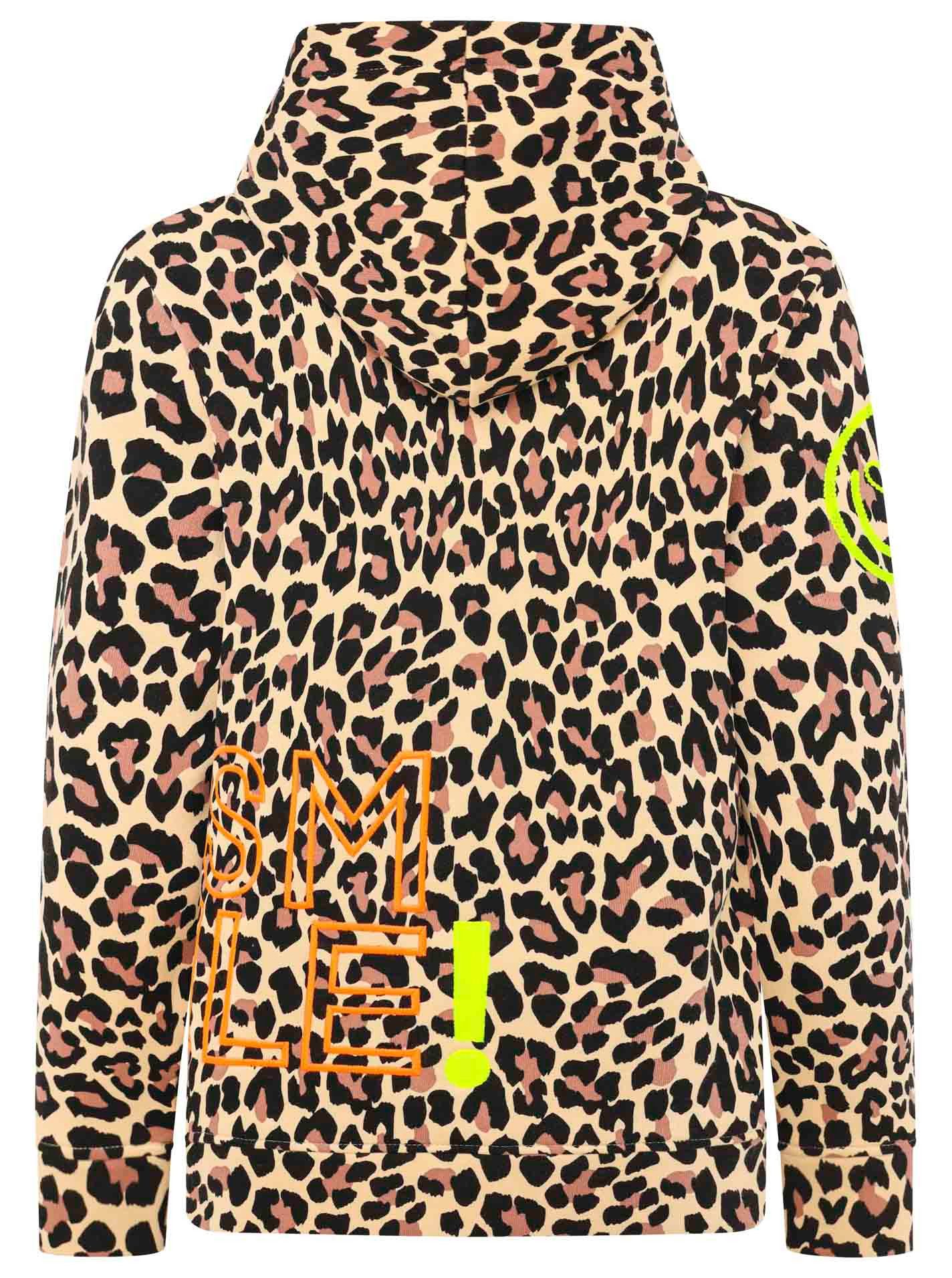 Zwillingsherz Hoodie Leo Leopard Alissa Smile Baumwolle, mit Taschen, Kapuz günstig online kaufen