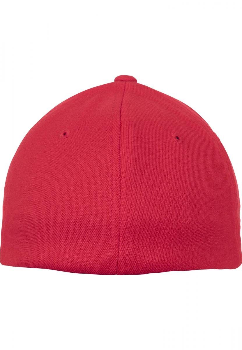 Wool Snapback Cap Flexfit Blend 6477 Flexfit RED Flexfit