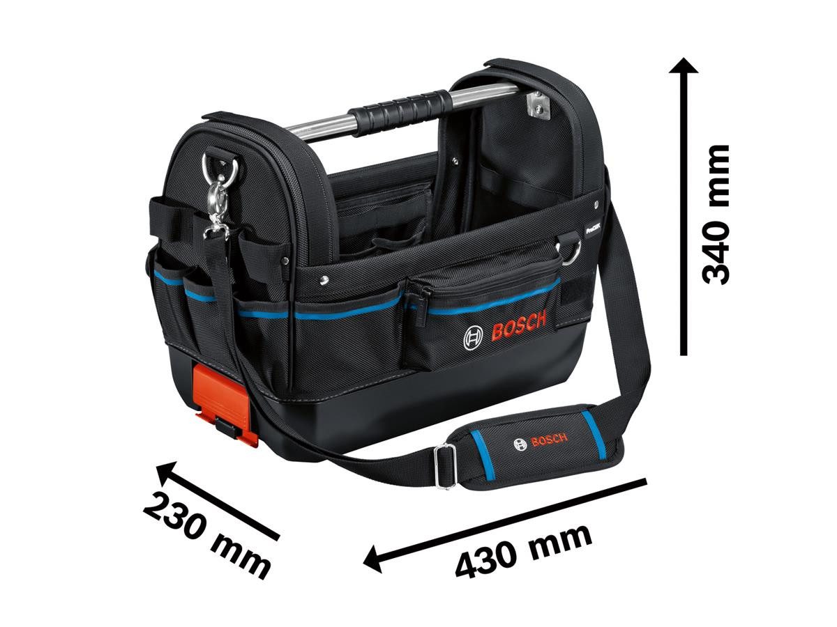Bosch Professional Werkzeugtasche GWT 20 (Set, 9-tlg., Handwerkzeug-Set Professional)