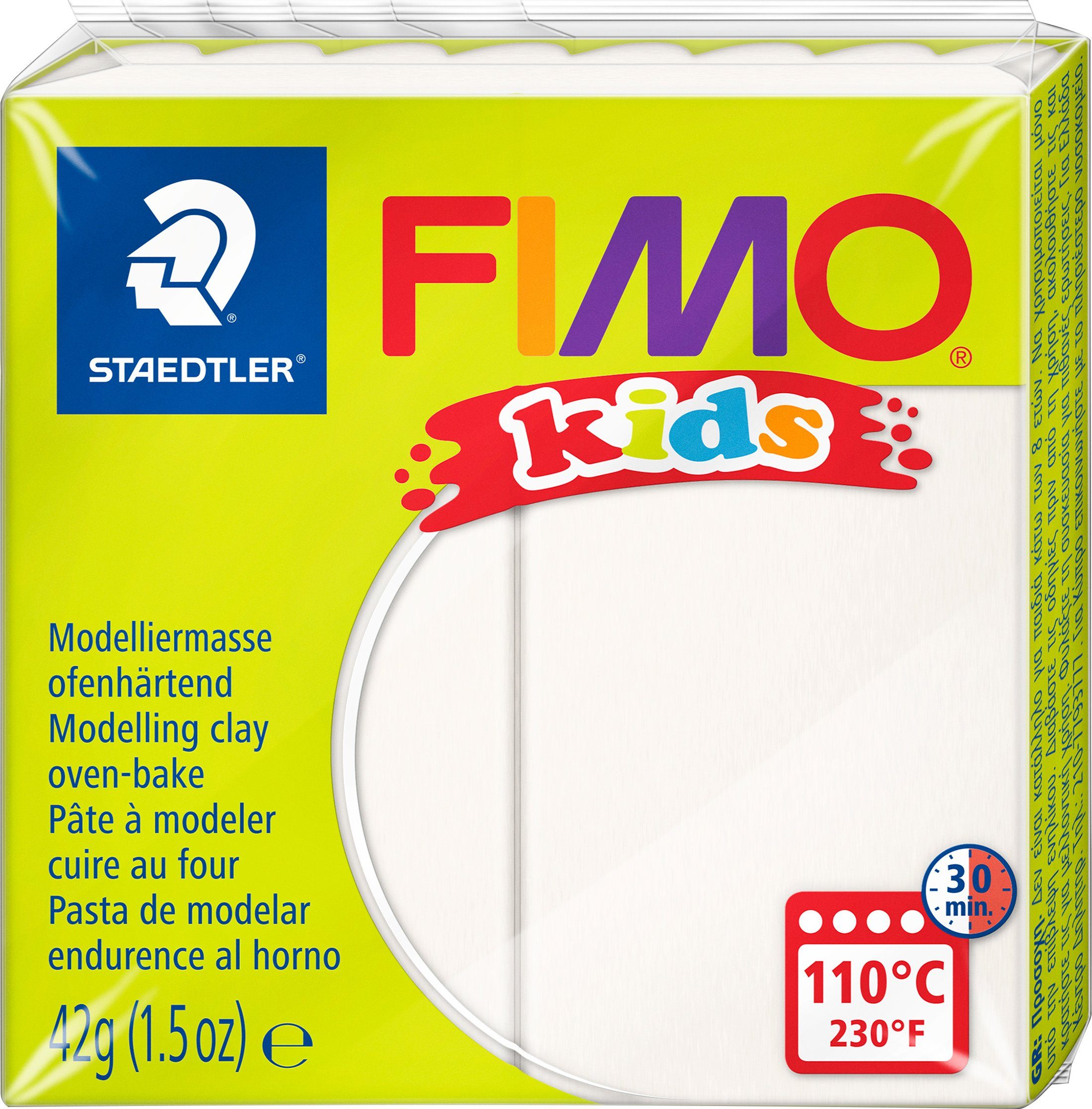 FIMO Modelliermasse kids, 42 g Weiß